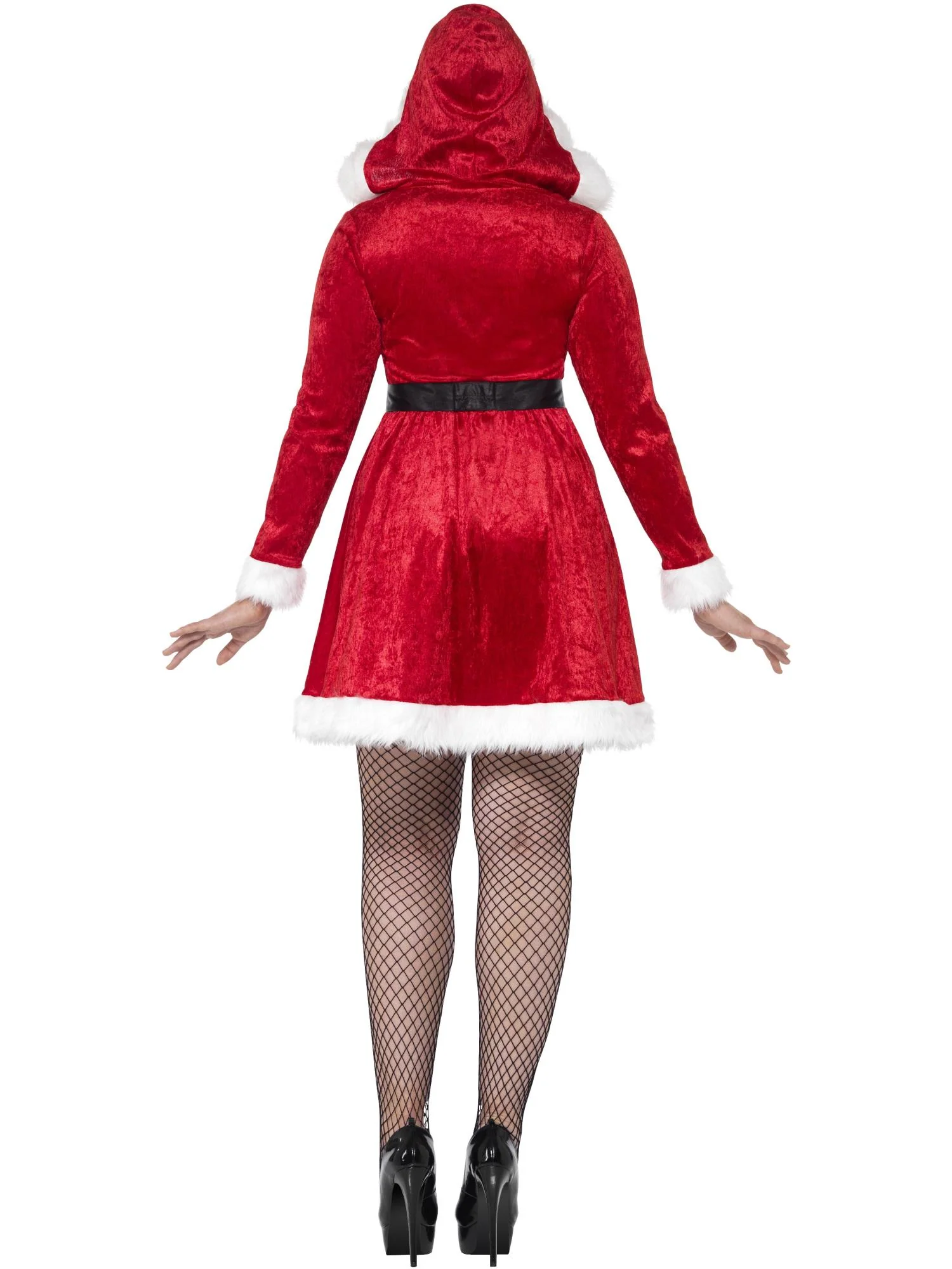 Curves Miss Santa Costume, Red  Wholesale - Image 3