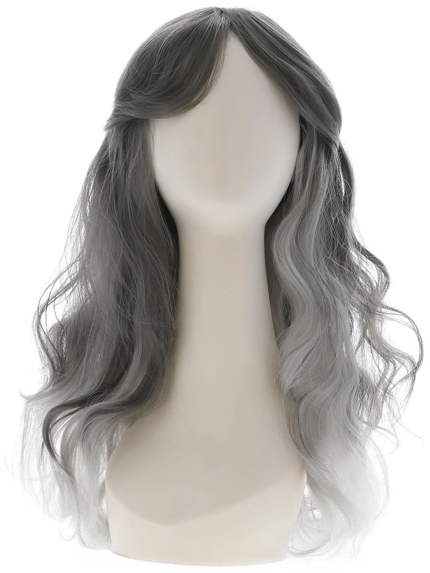 Deluxe Gothic Bride Wig, Grey Wholesale - Image 3