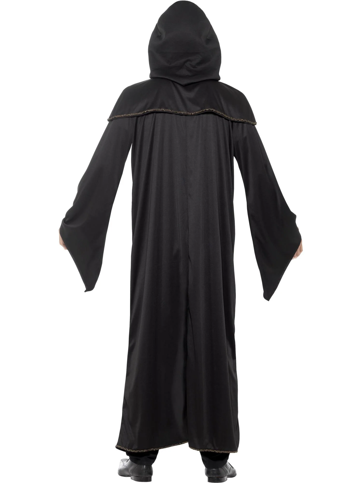 Wizard Cloak, Adult, Black  Wholesale - Image 3