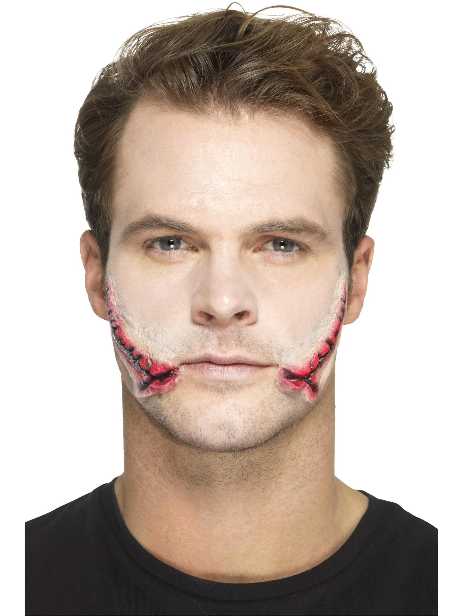 Smiffys Make-Up FX, Latex Stitched Smile Wounds, R  Wholesale - Image 4