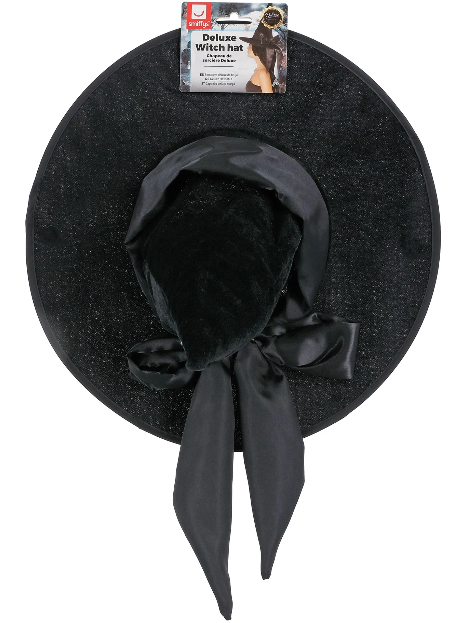 Deluxe Witch hat, Black  Wholesale - Image 4