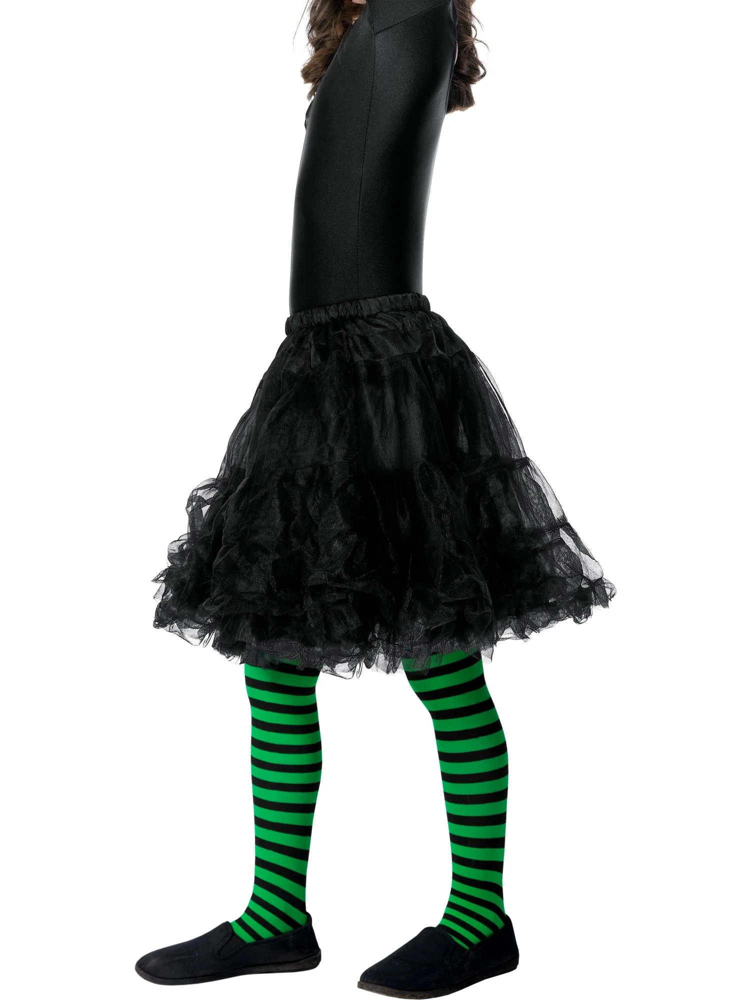 Wicked Witch Tights, Child, Green & Black Wholesale