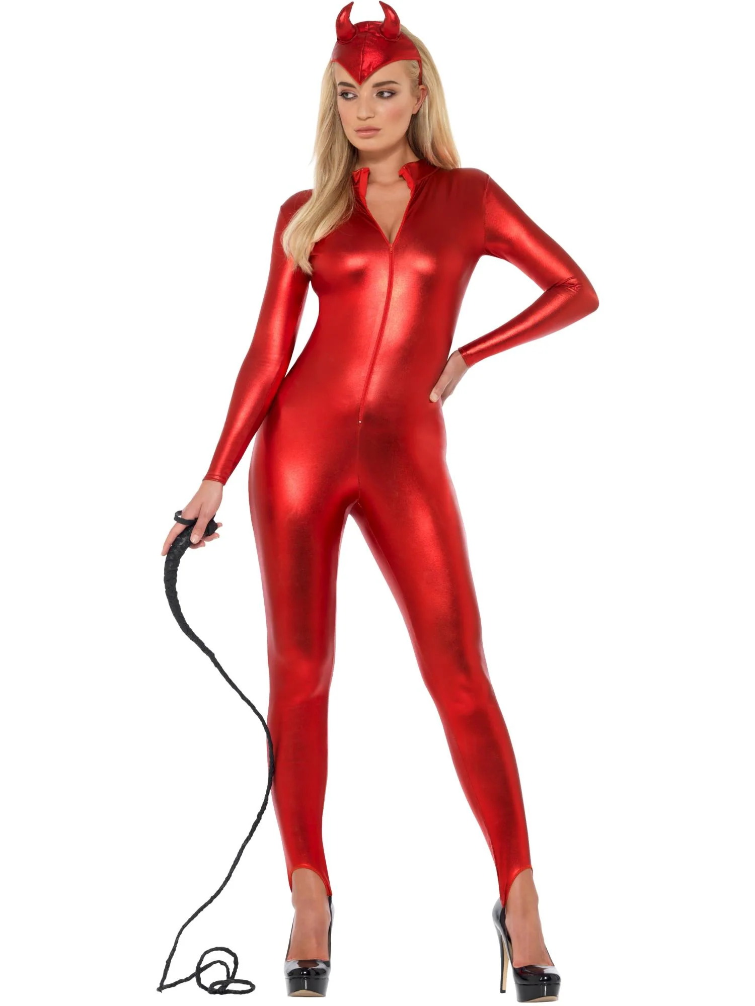 Fever Miss Whiplash Costume, Red  Wholesale - Image 5