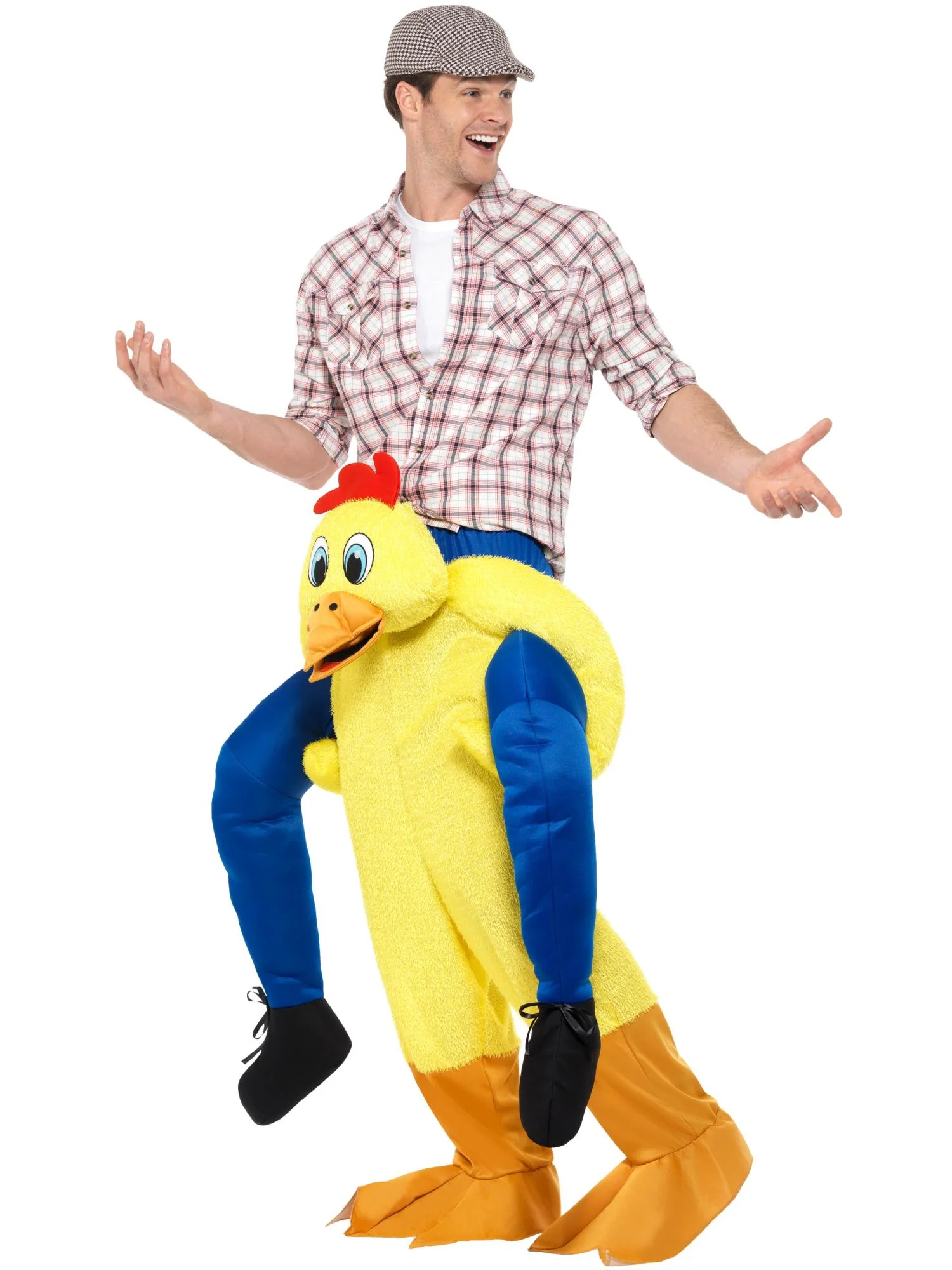 Piggyback Chicken Costume, Yellow  Wholesale - Image 2