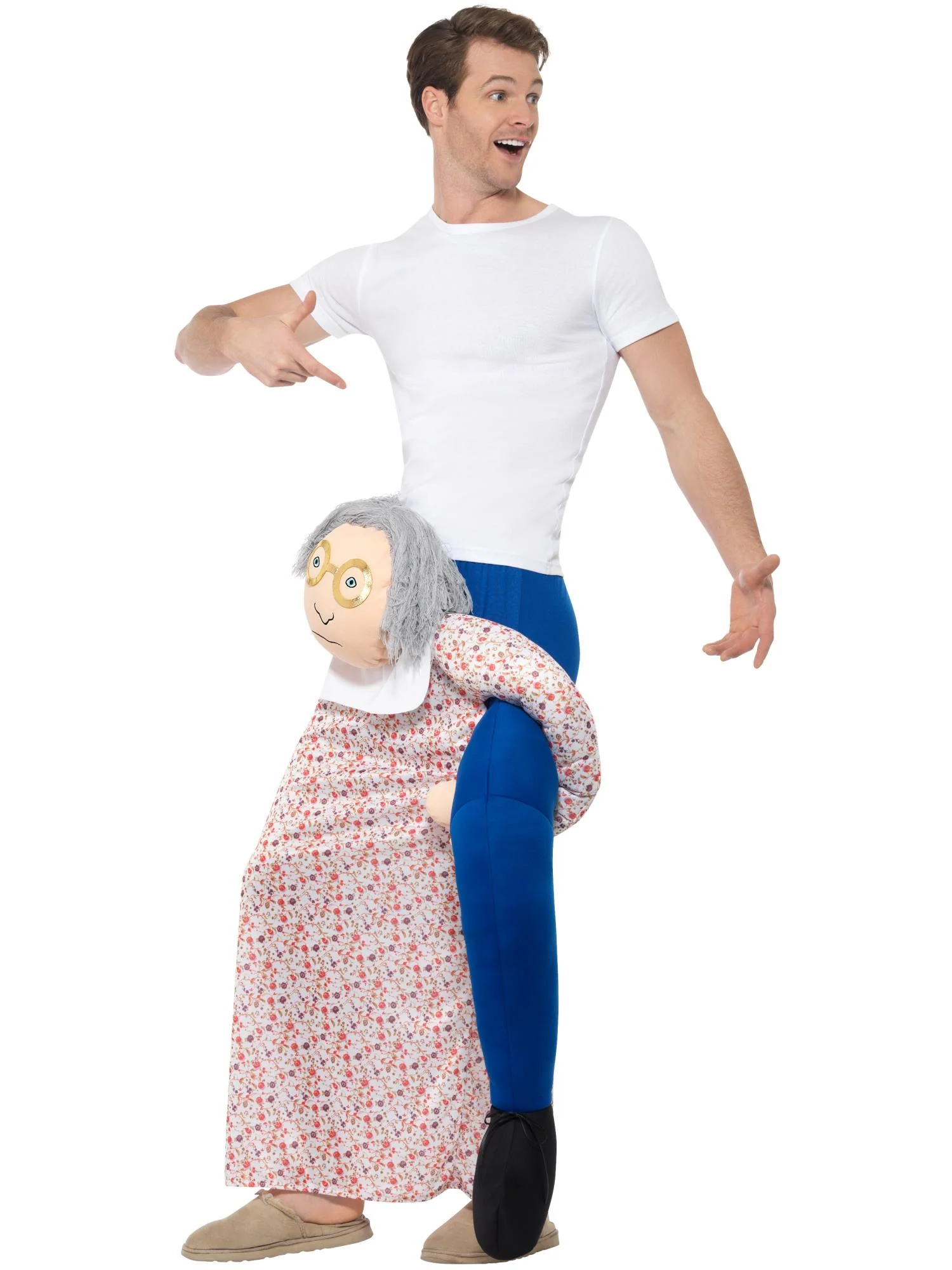 Piggyback Grandma Costume, Multi-Coloured Wholesale - Image 2