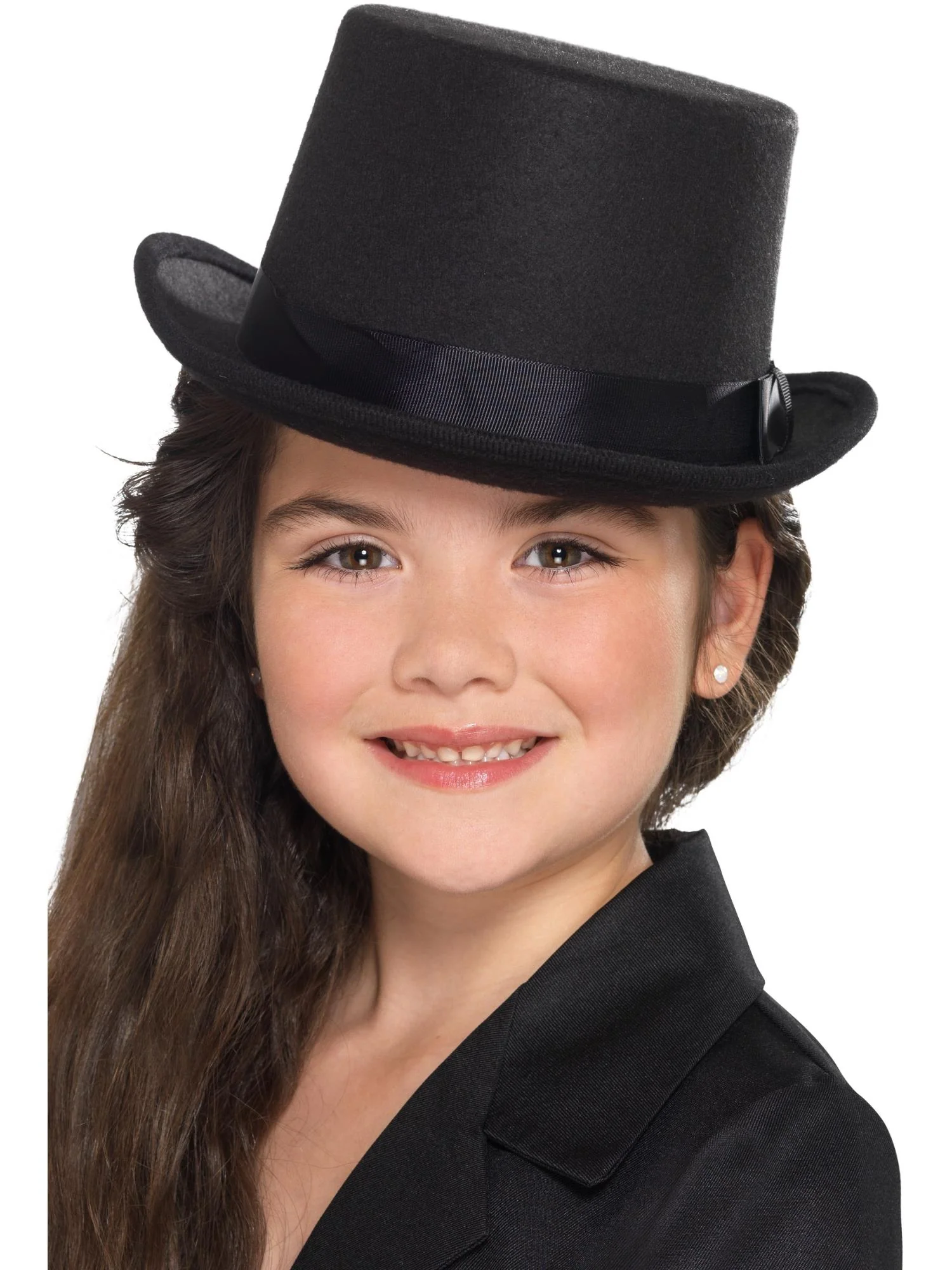Kids Top Hat, Black  Wholesale - Image 2