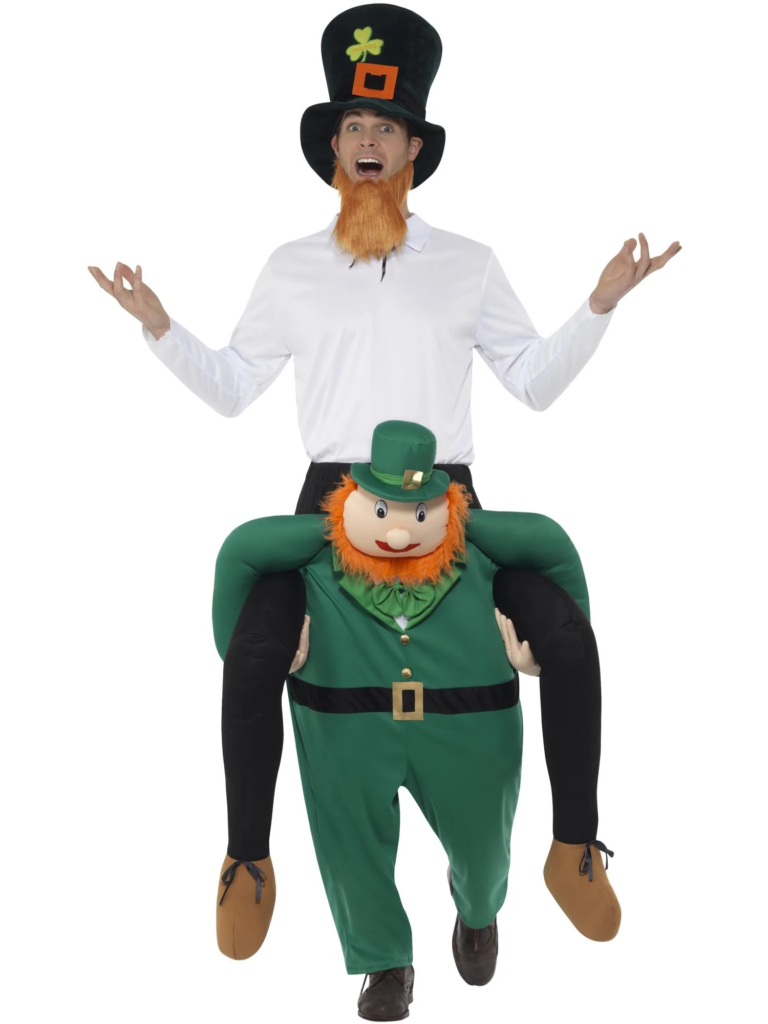 Piggyback Paddy's Leprechaun Costume, Green Wholesale