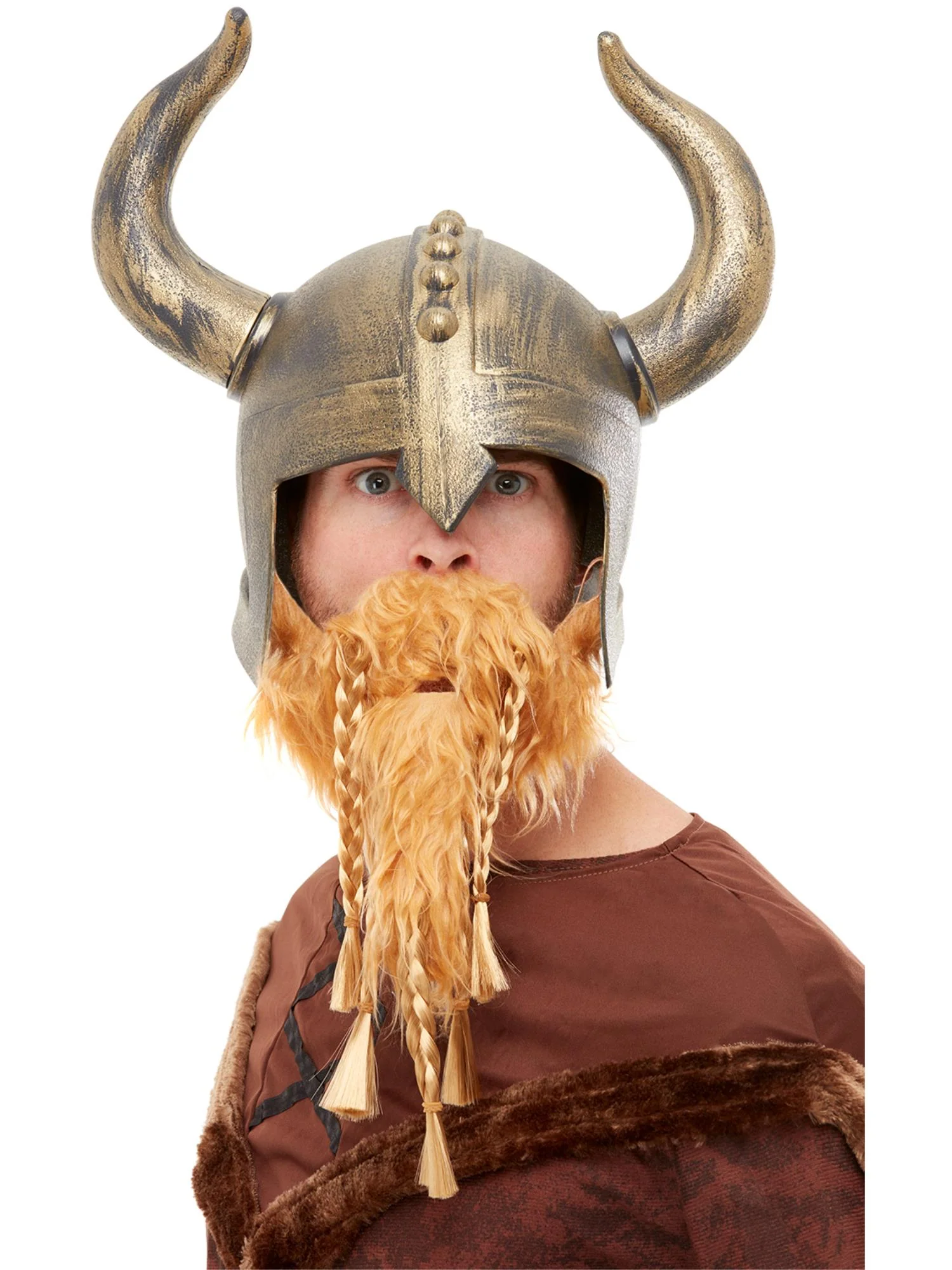 Viking Helmet, Gold  Wholesale
