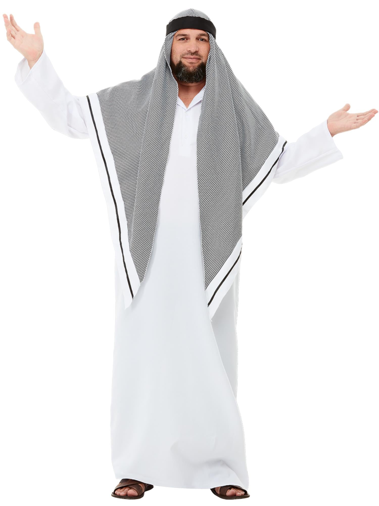 Deluxe Fake Sheikh Costume, White Wholesale - Image 4