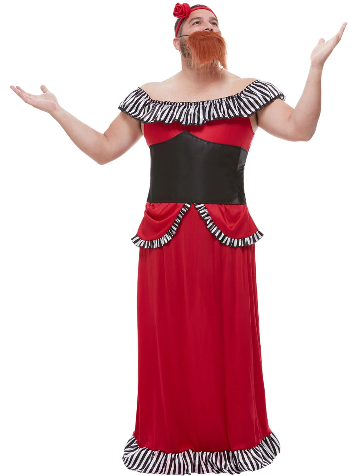 Bearded Lady Costume, Red Wholesale