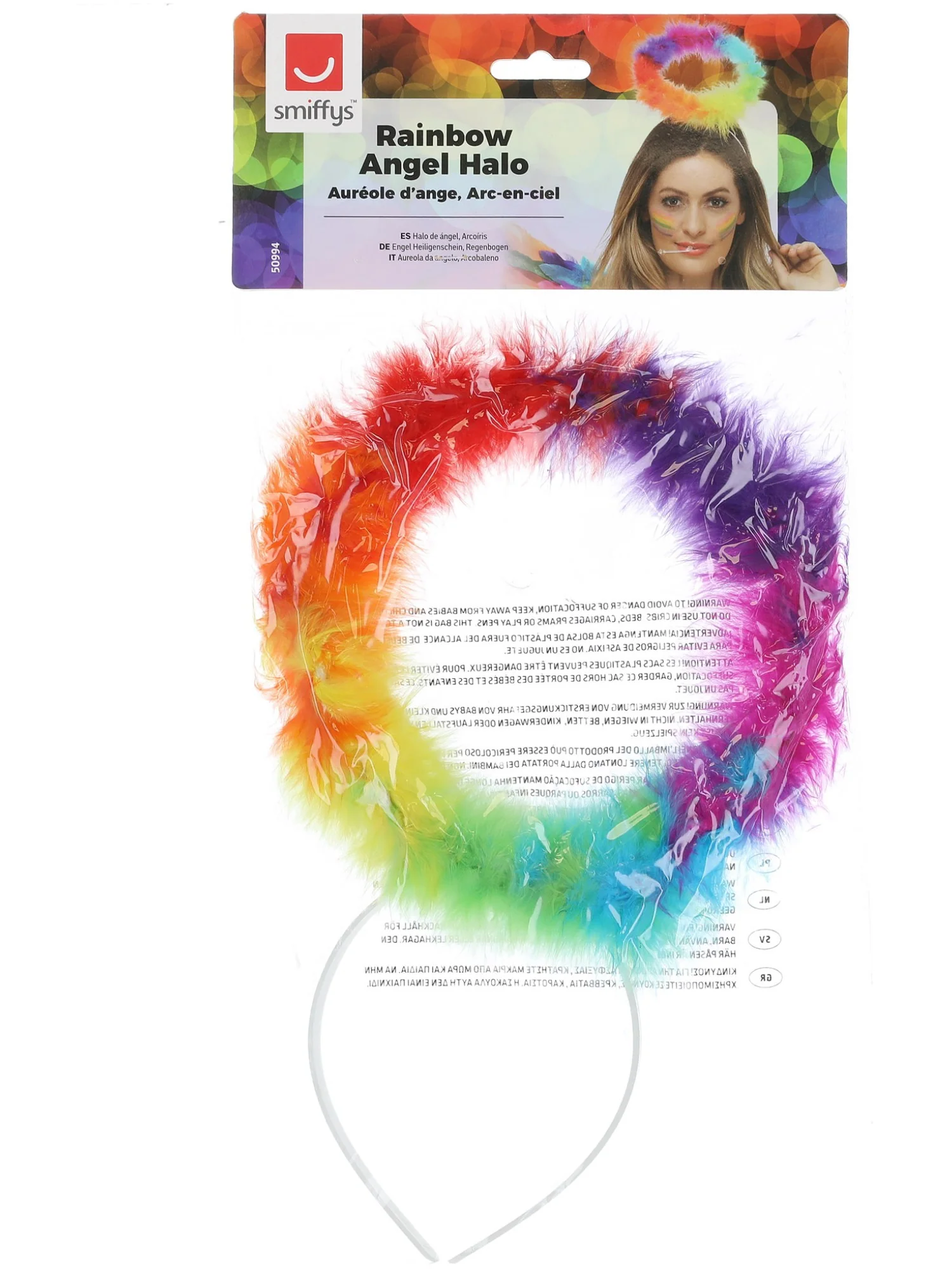 Rainbow Angel Halo, Multi-Coloured Wholesale - Image 2