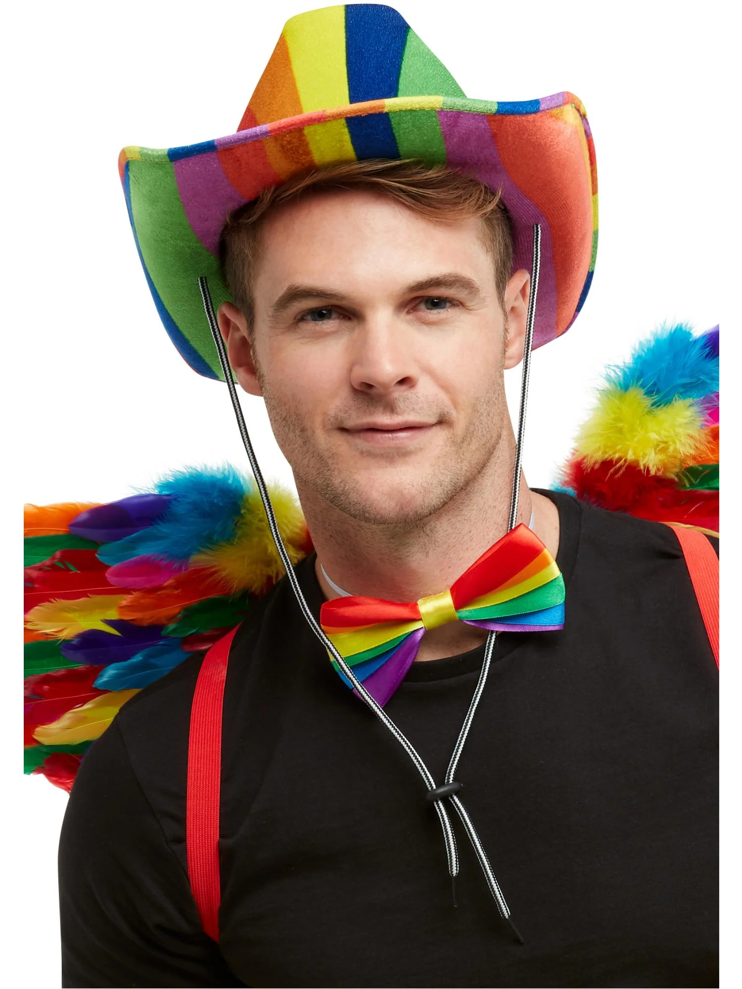 Rainbow Cowboy Hat, Multi-Coloured Wholesale