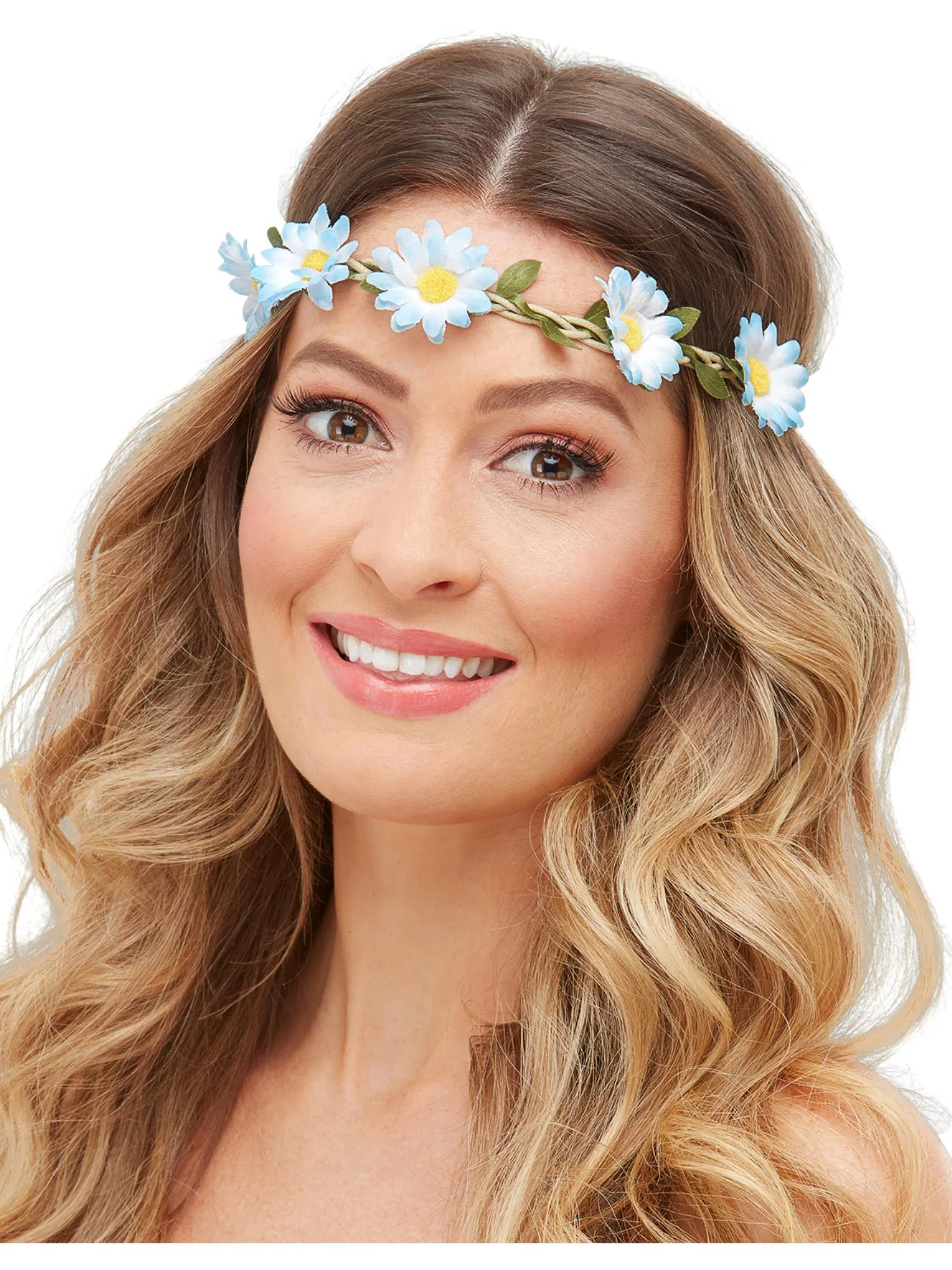Hawaiian/Hippie Daisy Chain Headband, Assorted Wholesale - Image 3