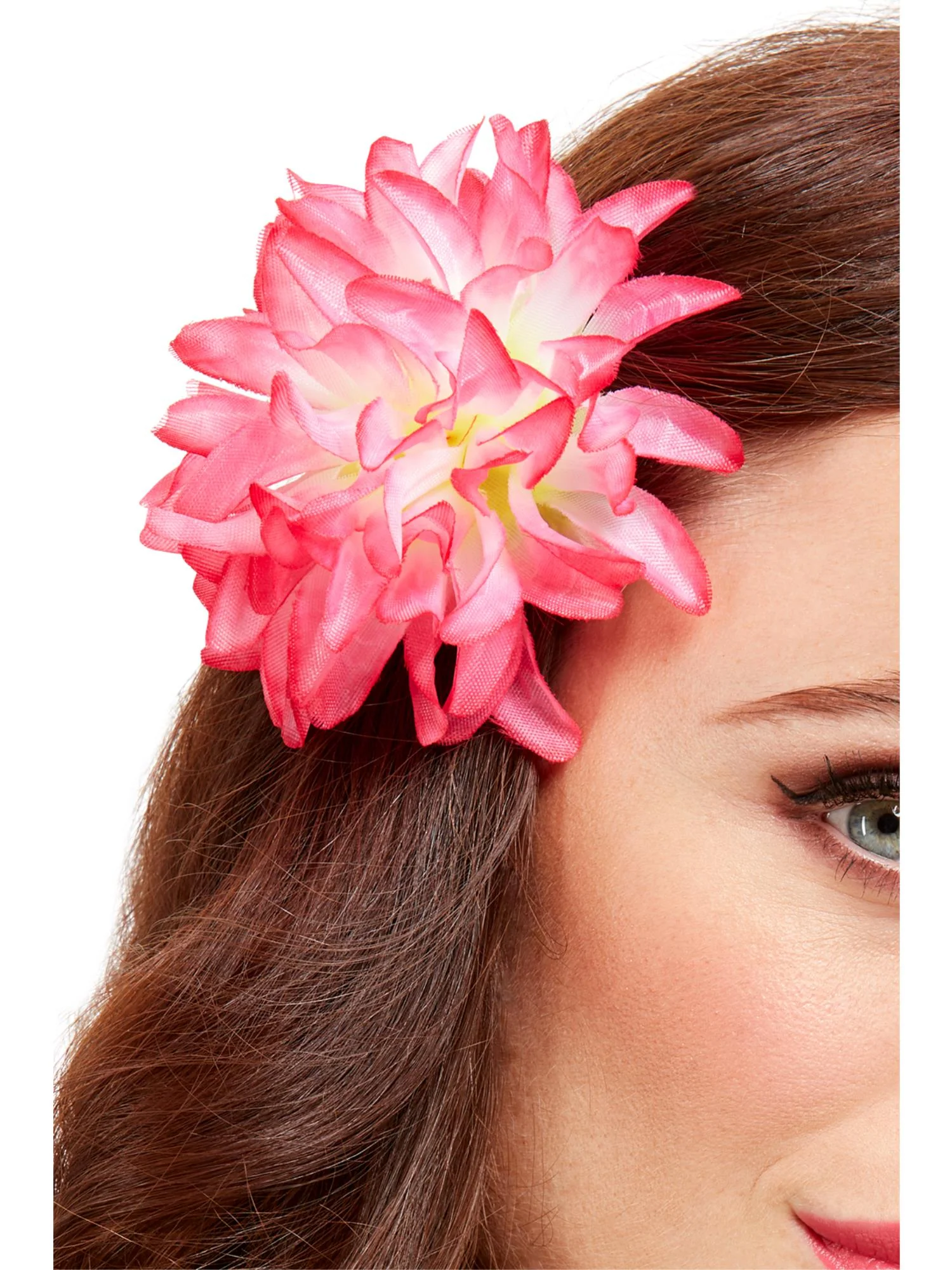 Tropical Hawaiian Flower Hair Clip, Pink Wholesale