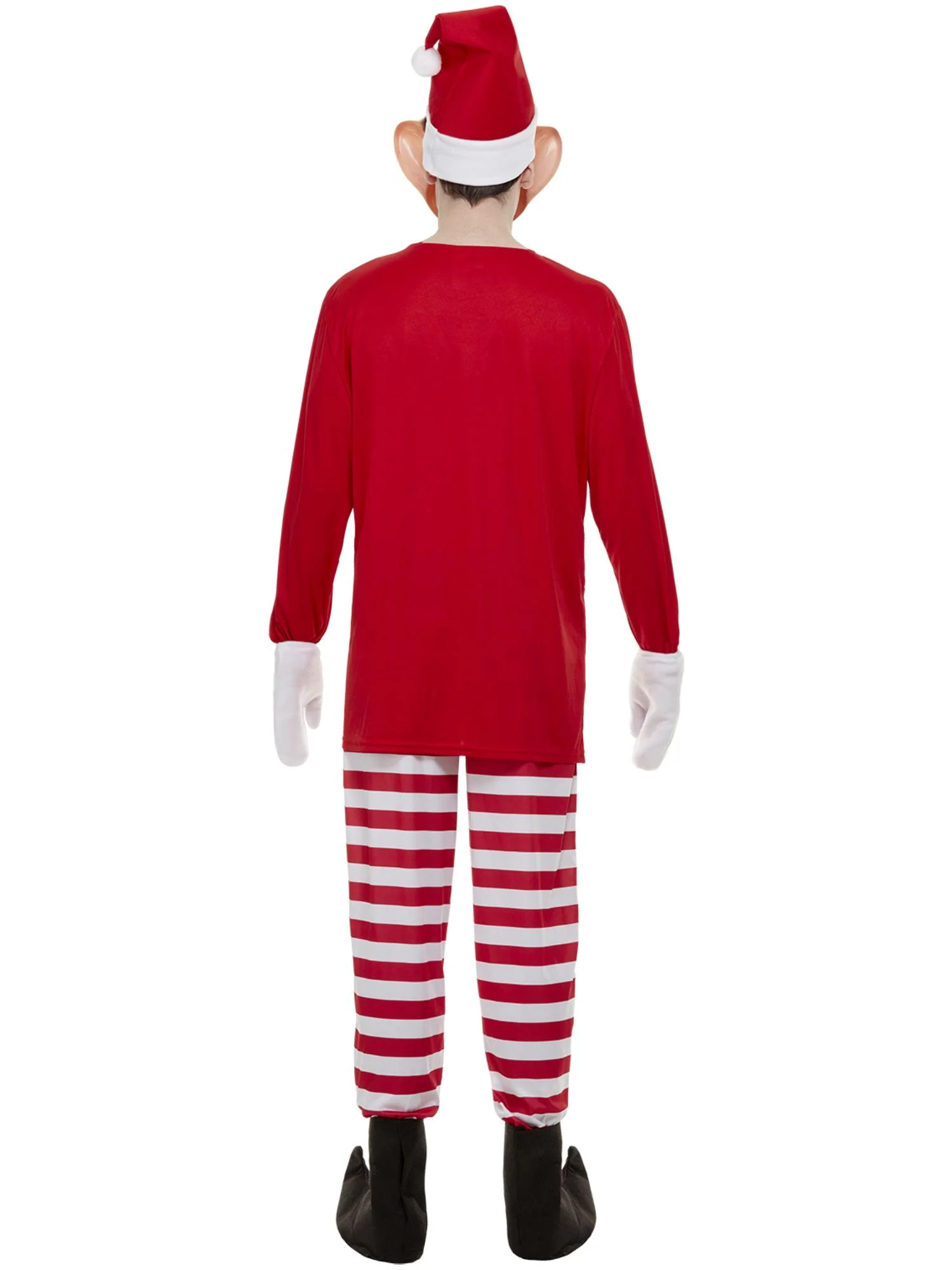 Elves Behavin' Badly Mens Elf Costume, Red & White Wholesale - Image 3