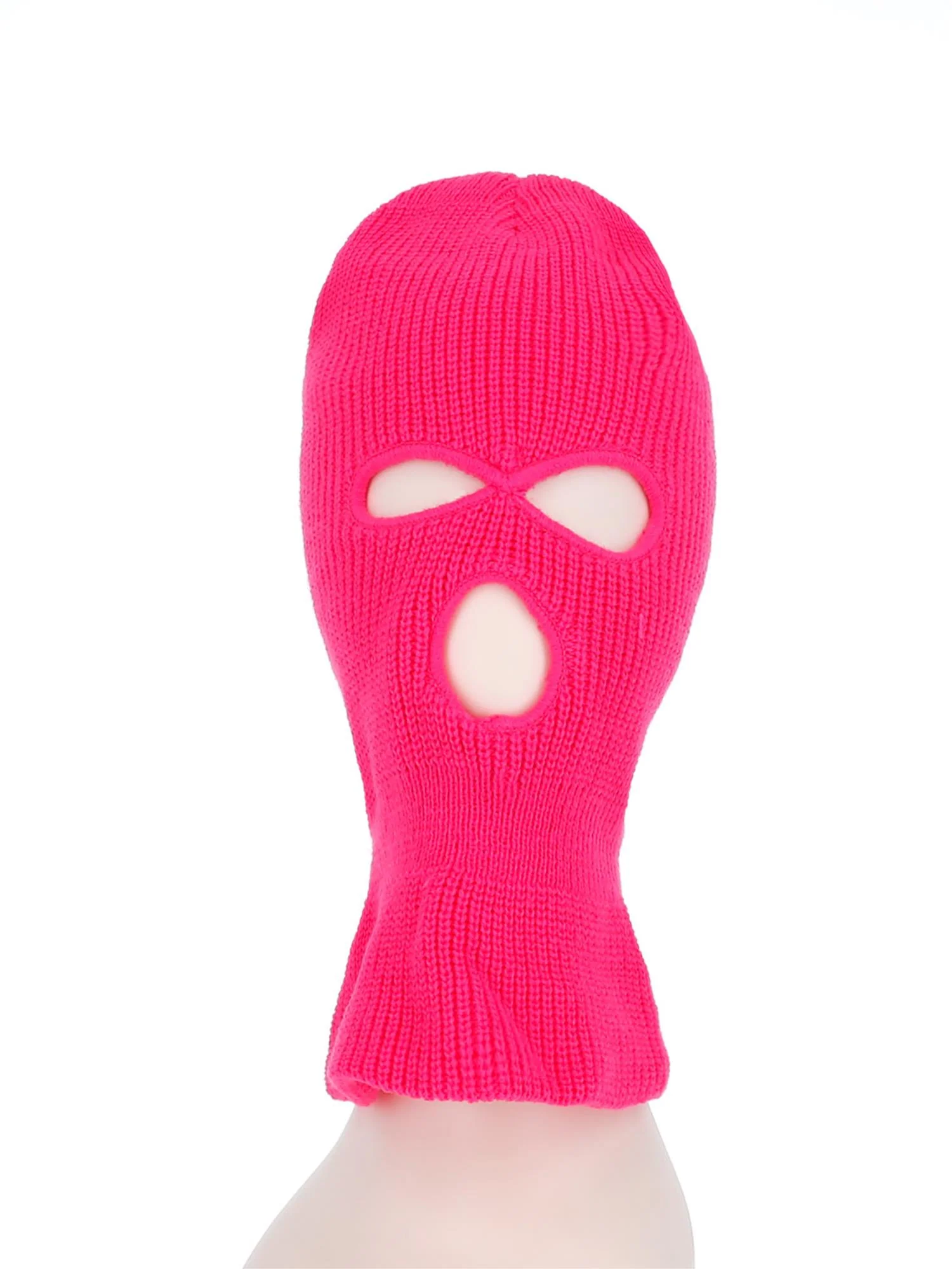 Balaclava Ski Mask, Neon Pink  Wholesale - Image 2