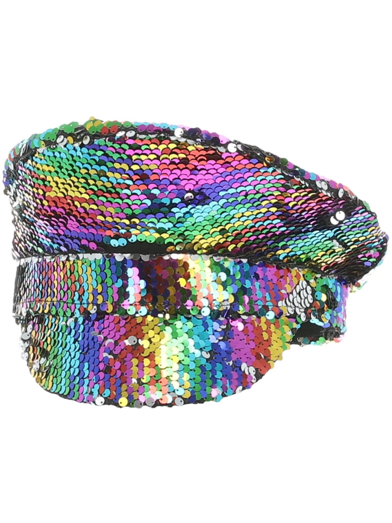 Sequin Captains Hat, Rainbow Wholesale