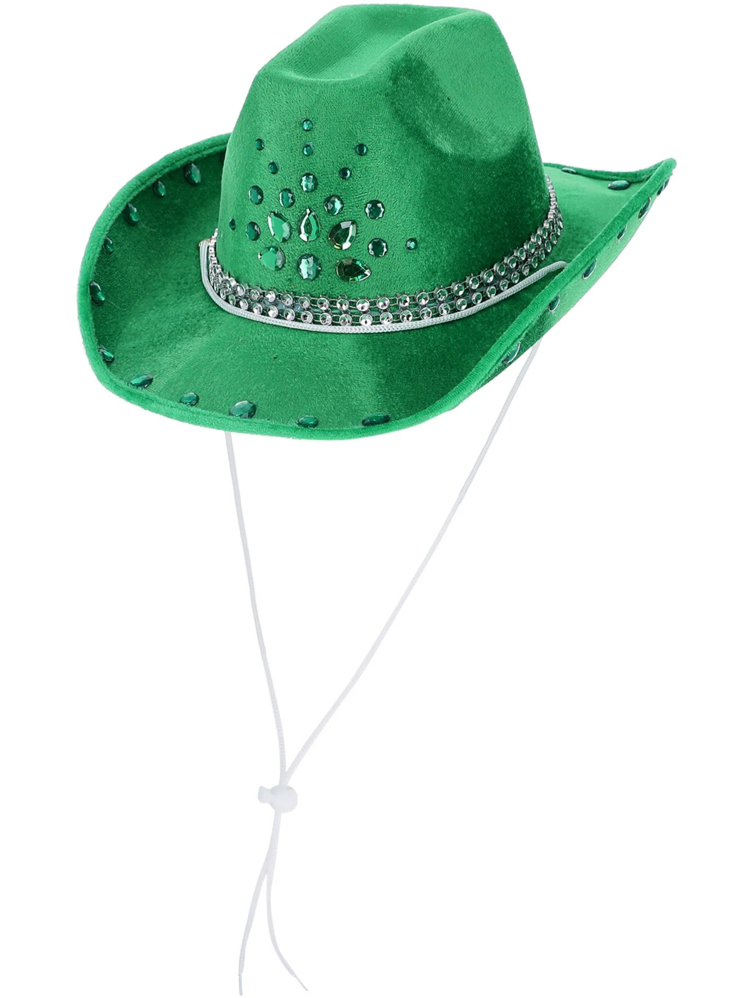 Green Rhinestone Cowboy Hat  Wholesale