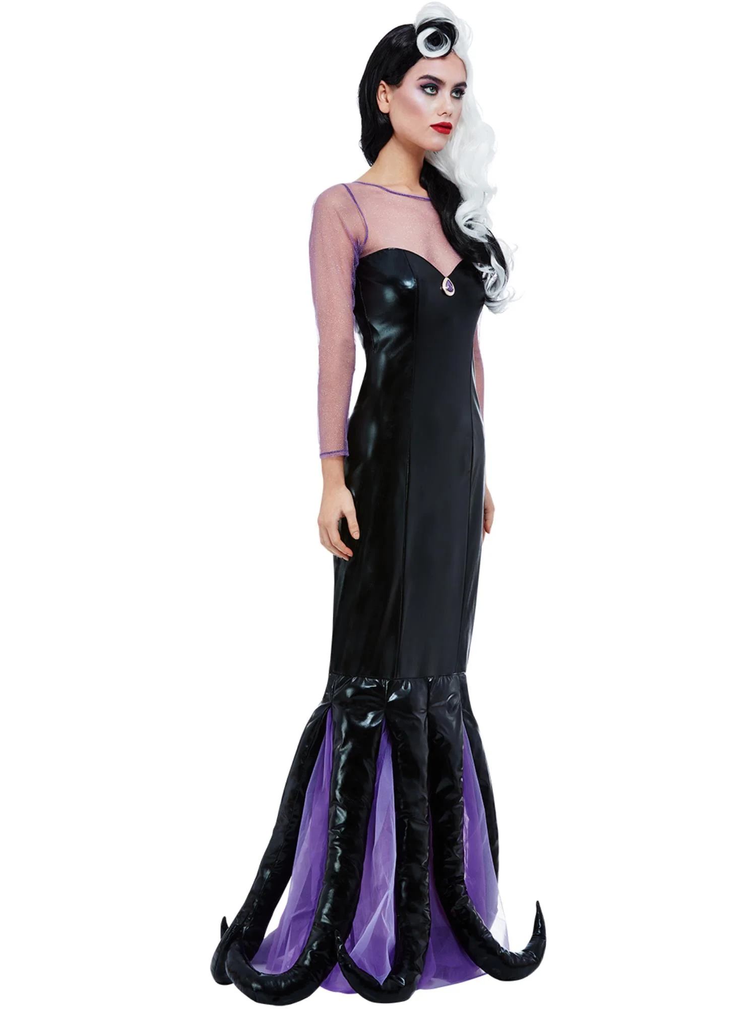 Evil Sea Witch Costume, Black  Wholesale - Image 2