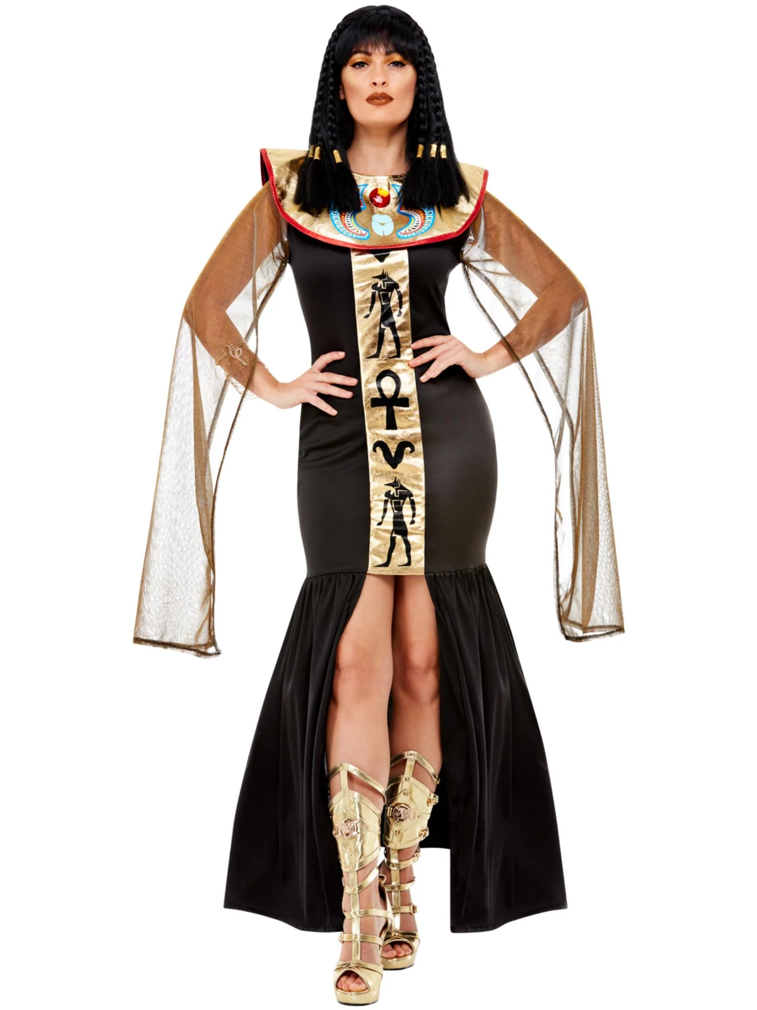 Egyptian Goddess Costume, Black Wholesale