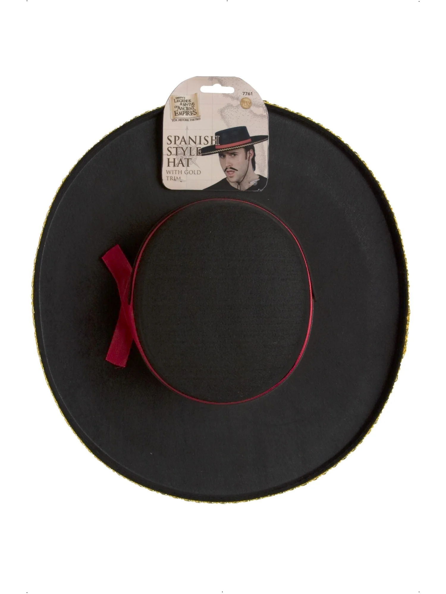 Spanish Hat, Black  Wholesale - Image 2