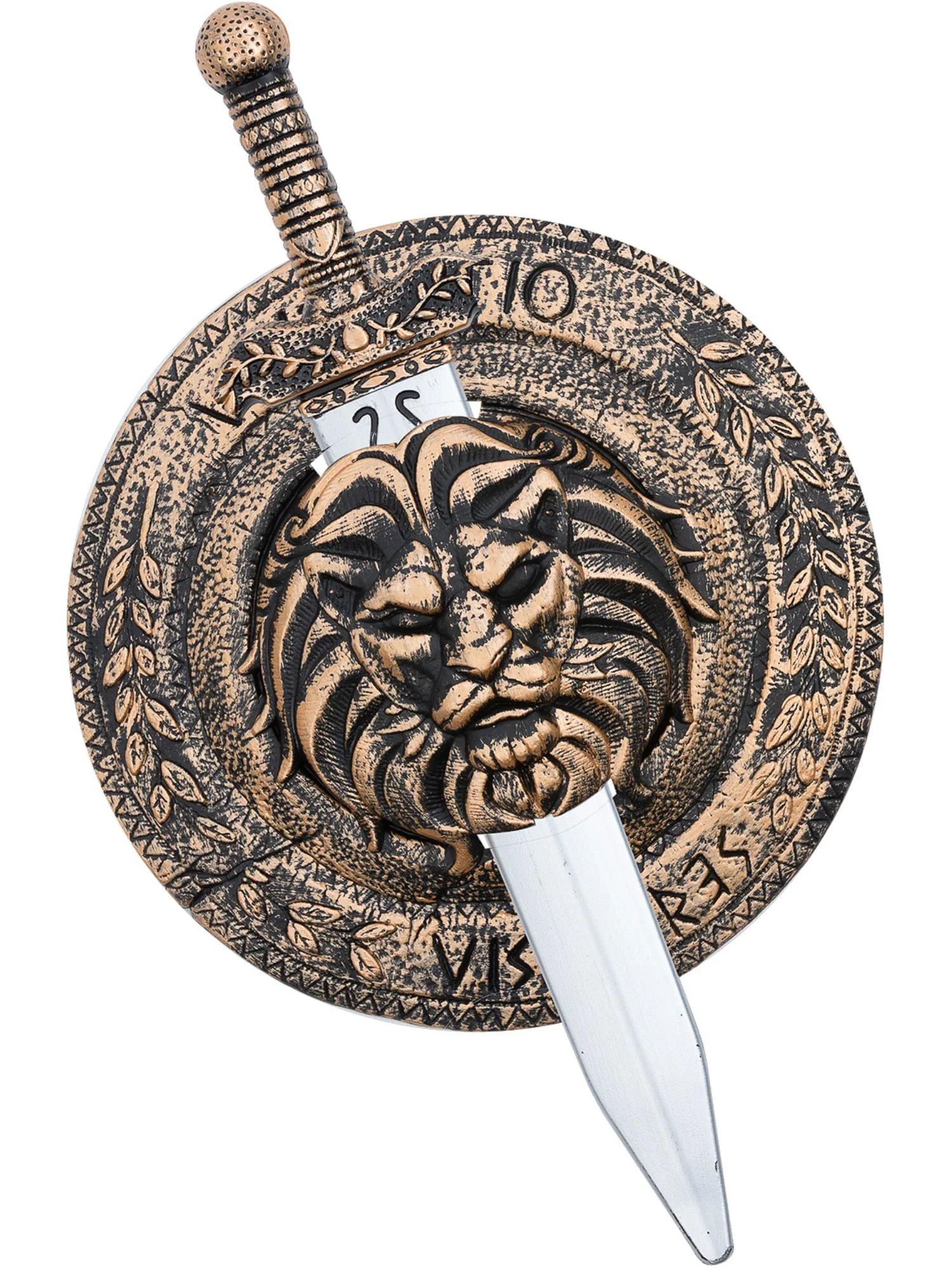 Gladiator Lion Shield 49cm & Sword 48cm  Wholesale - Image 2