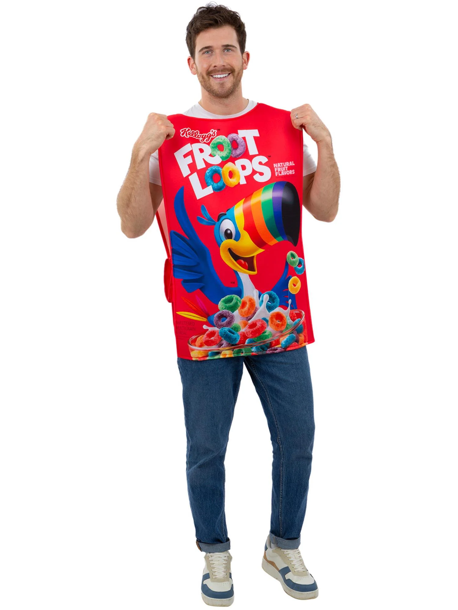 Kelloggs™ Froot Loops™ Cereal Box Costume Wholesale - Image 2