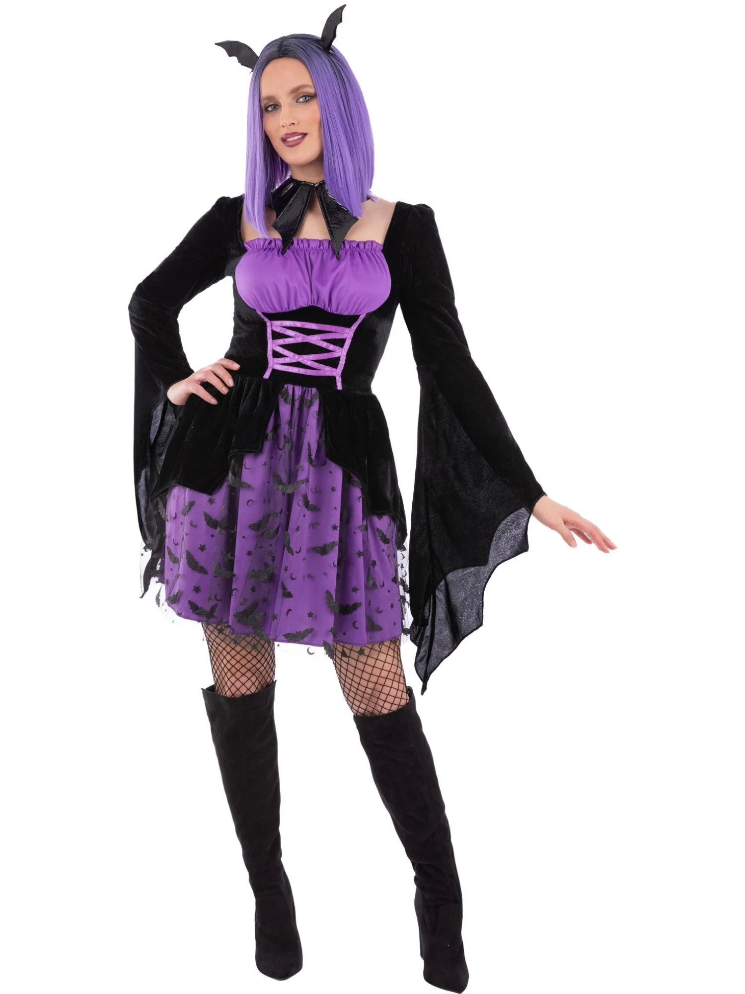 Vampiress Bat Cosplay Costume Wholesale - Image 2