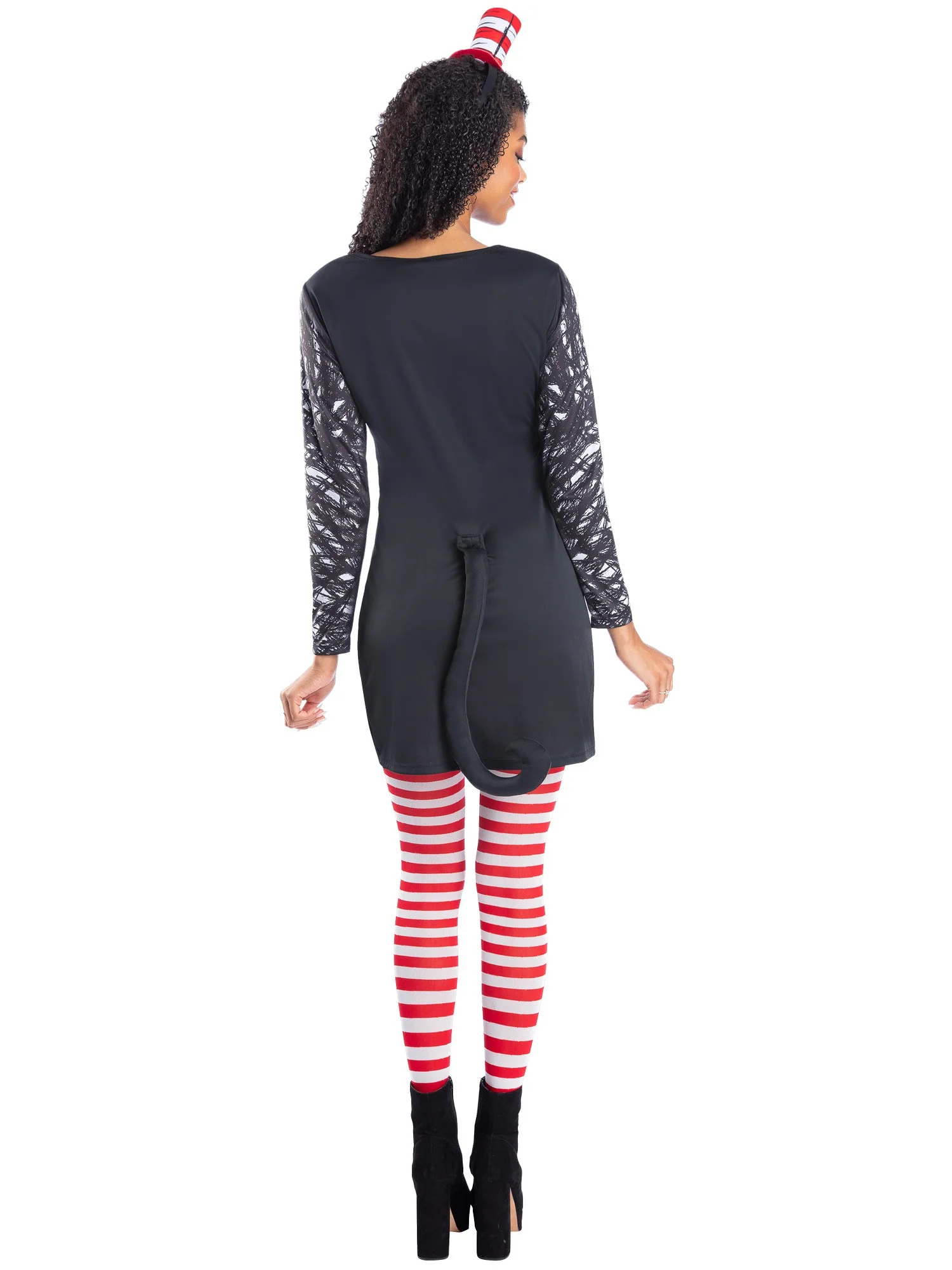 Dr Seuss Cat in the Hat Ladies Costume  Wholesale - Image 3