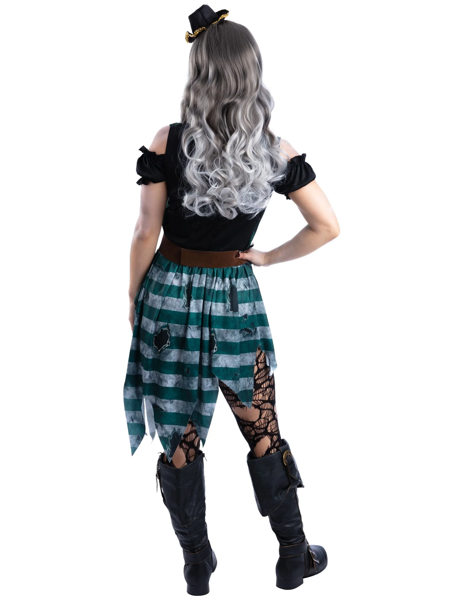 Skeleton Pirate Buccaneer Costume  Wholesale - Image 3