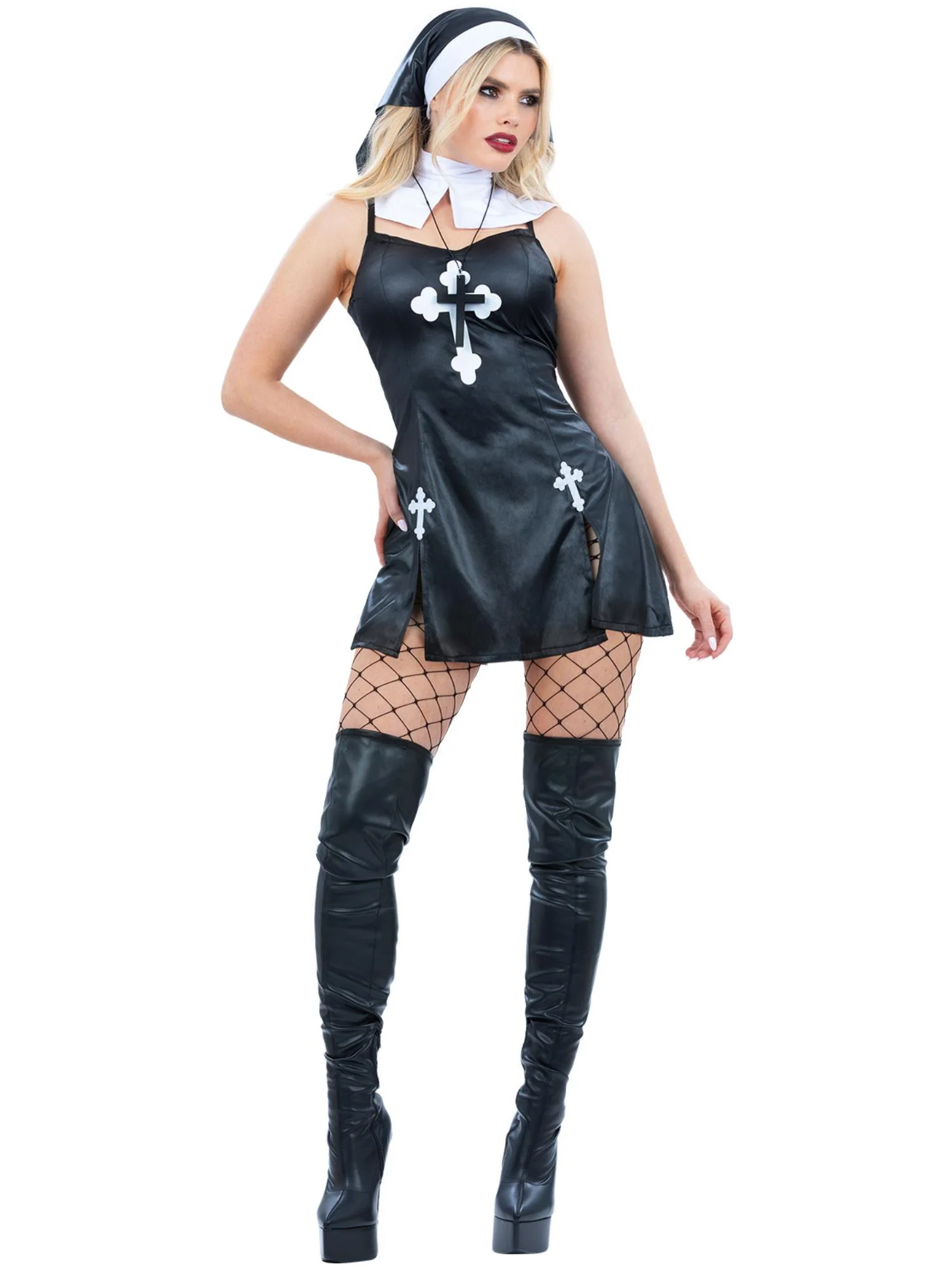 Fever Sexy Nun Costume Wholesale - Image 2