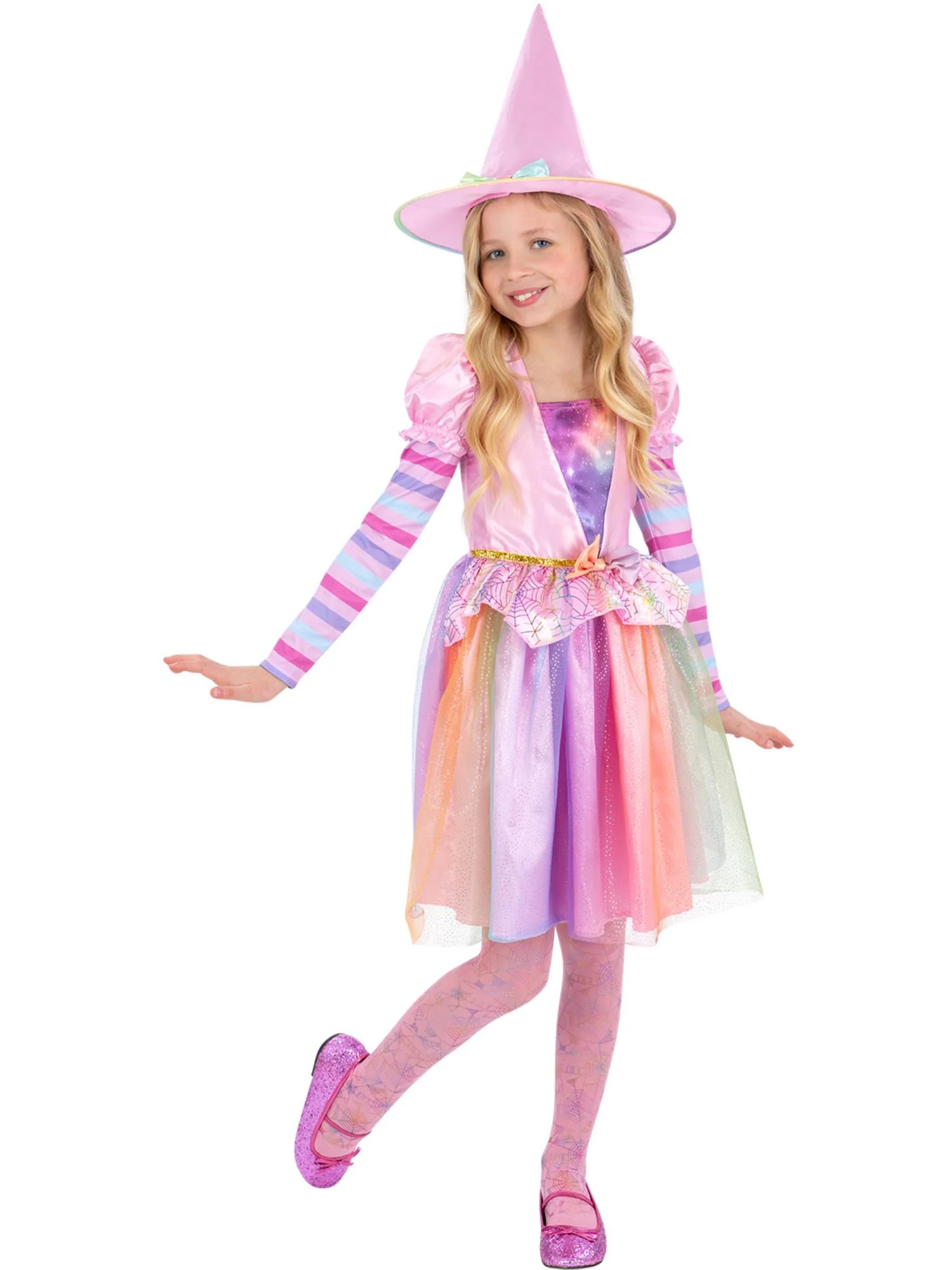 Pastel Rainbow Witch Costume Wholesale - Image 4