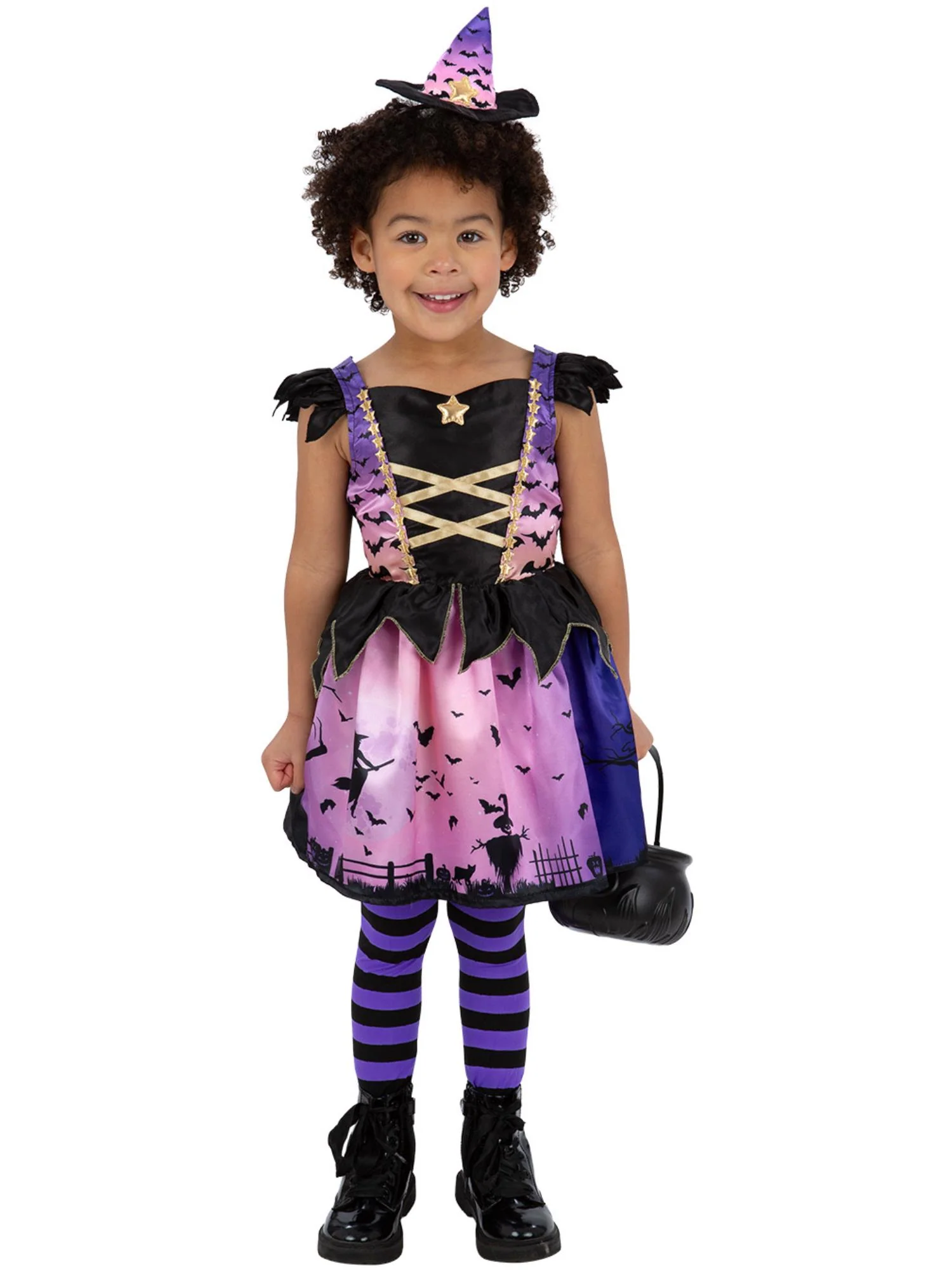 Bat Witch Costume, Toddler Wholesale - Image 4