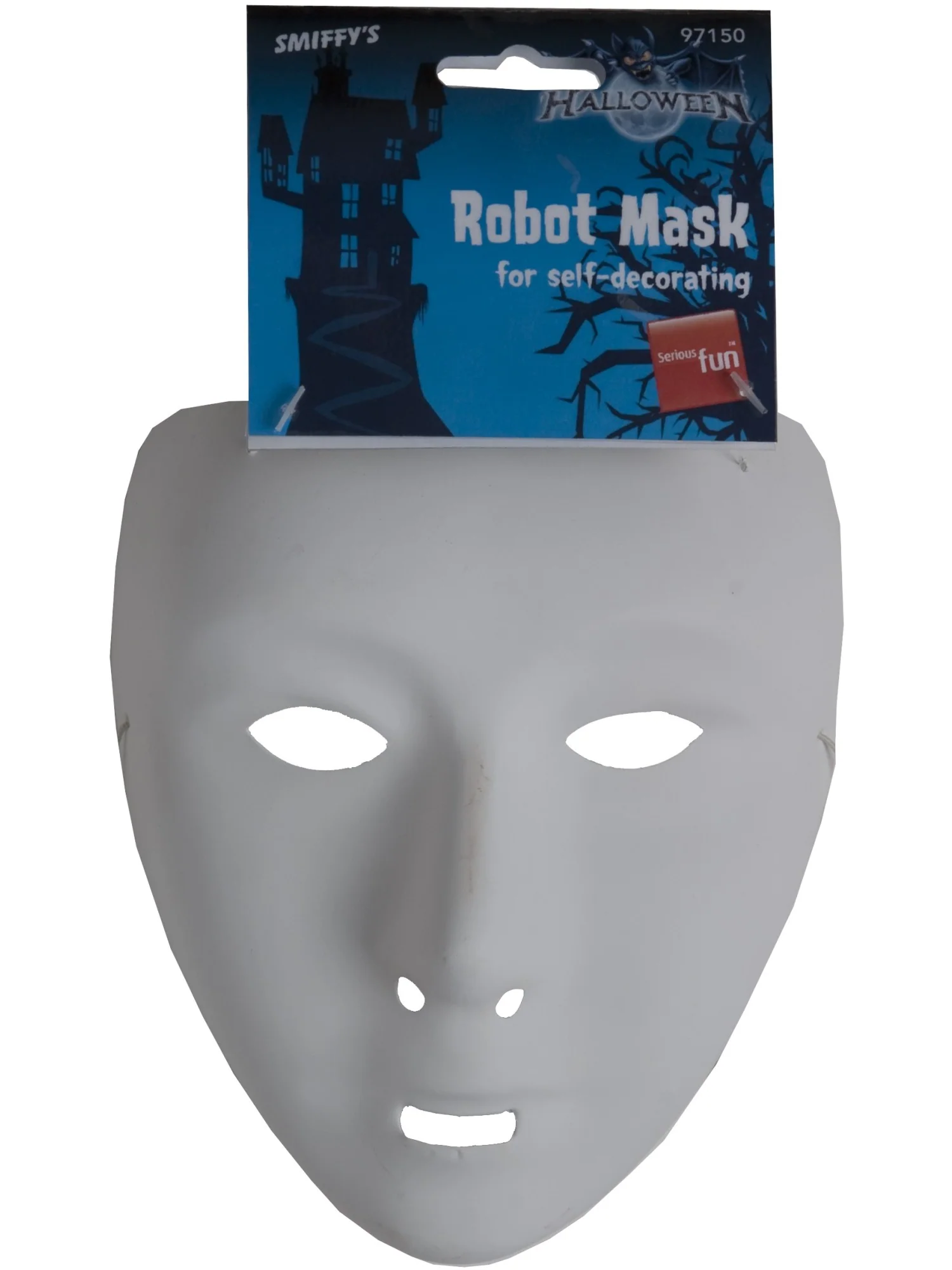 Robot Mask, White Wholesale - Image 2