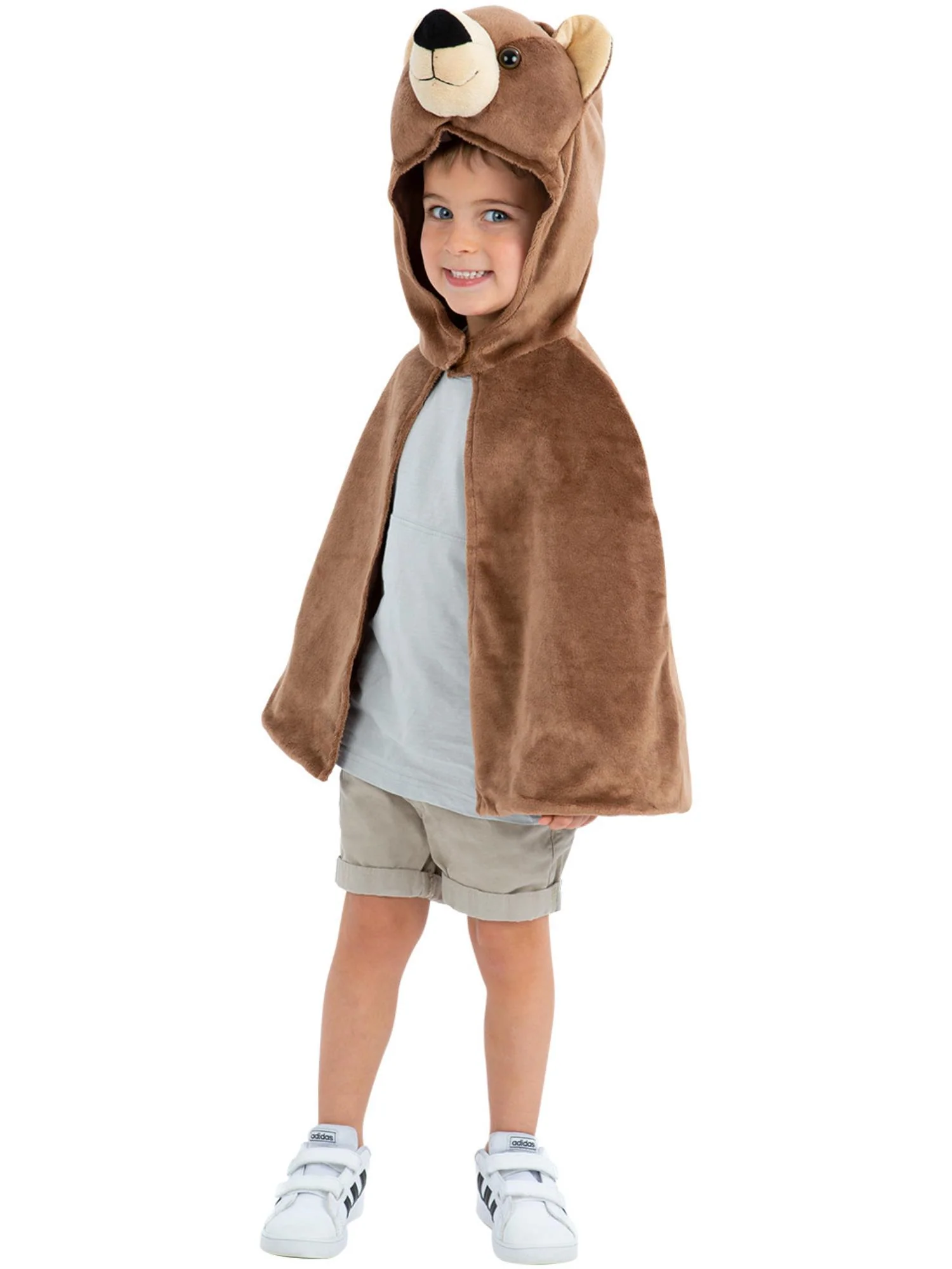 Deluxe Bear Plush Cape, Kids Wholesale - Image 2
