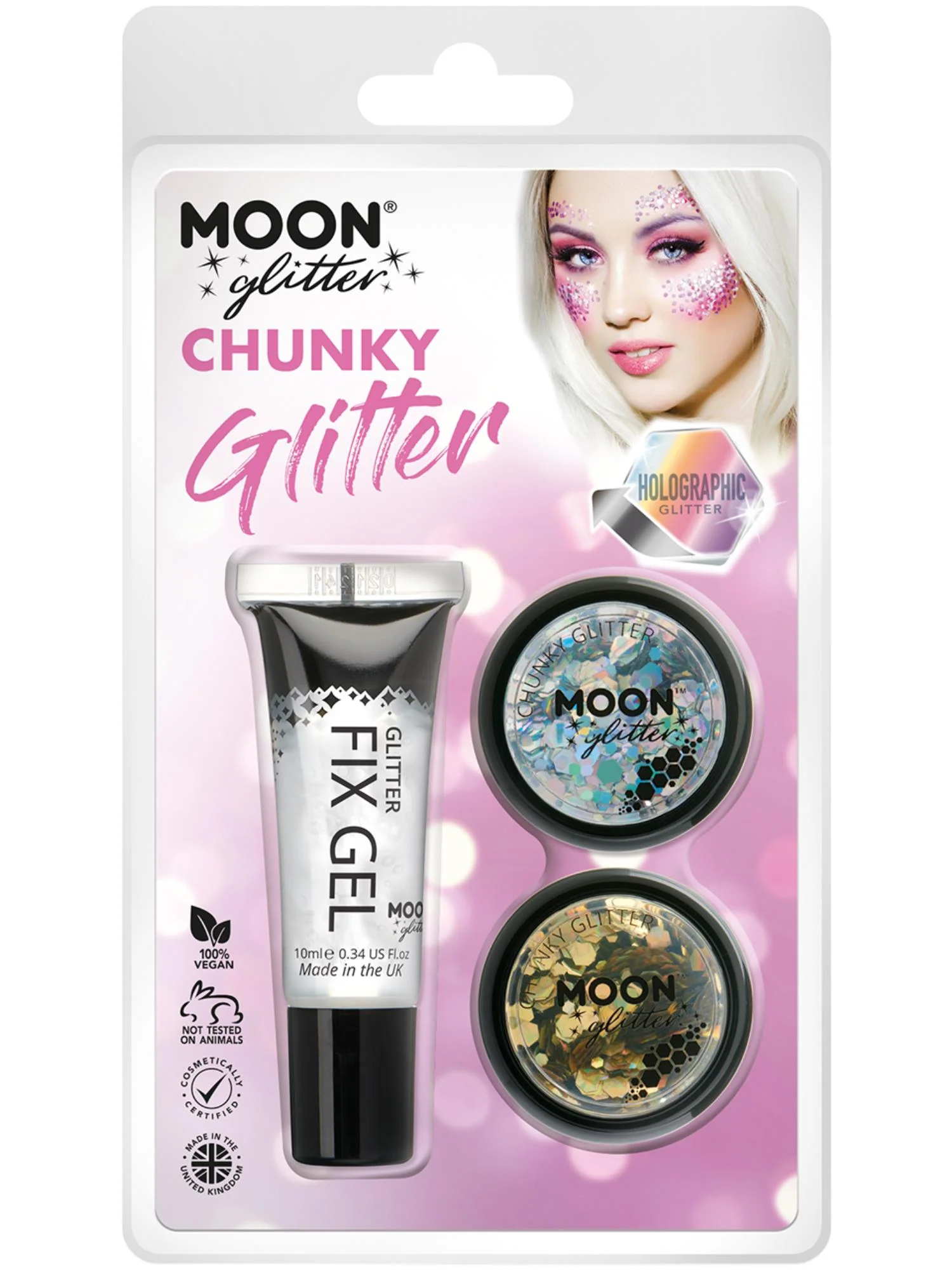 Moon Glitter Holographic Chunky Glitter,   Wholesale