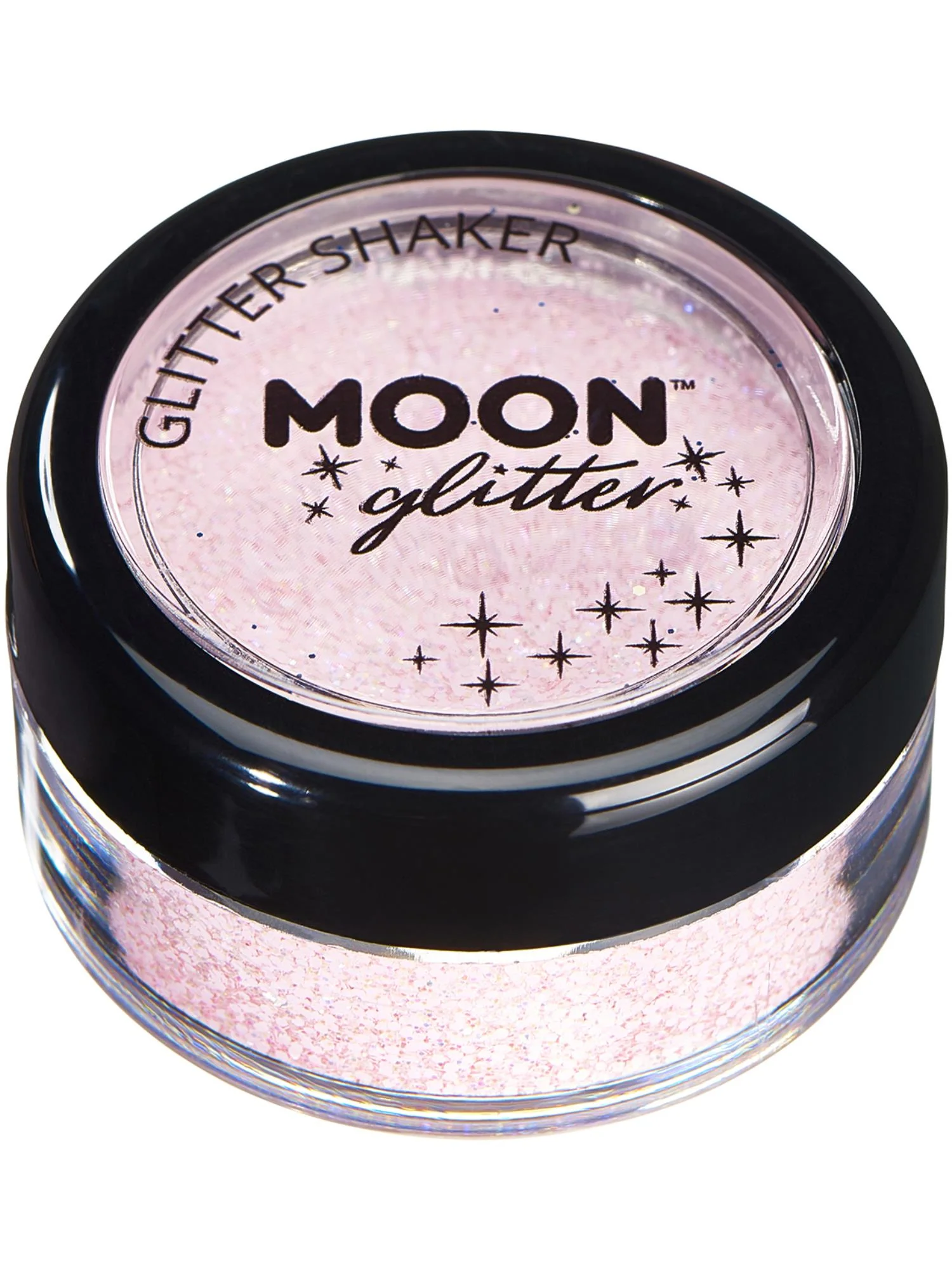 Moon Glitter Pastel Glitter Shakers, Baby Pink Wholesale