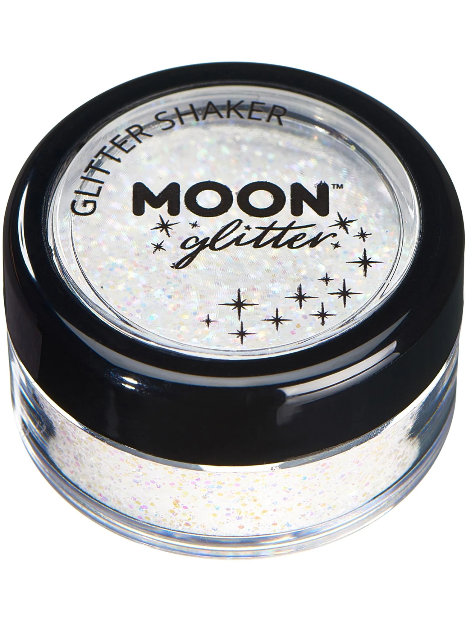 Moon Glitter Pastel Glitter Shakers, White  Wholesale