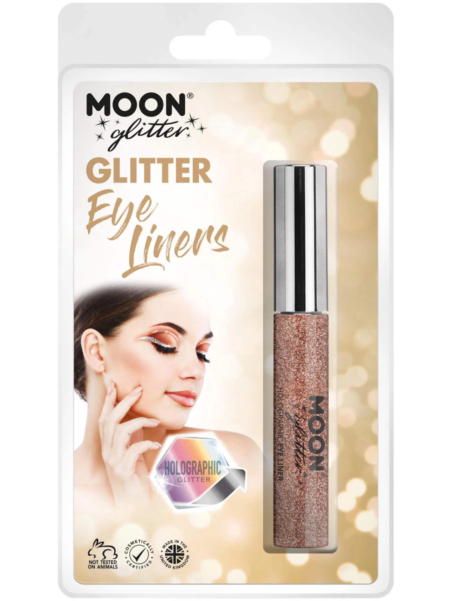 Moon Glitter Holographic Glitter Eye Liner, Rose G  Wholesale