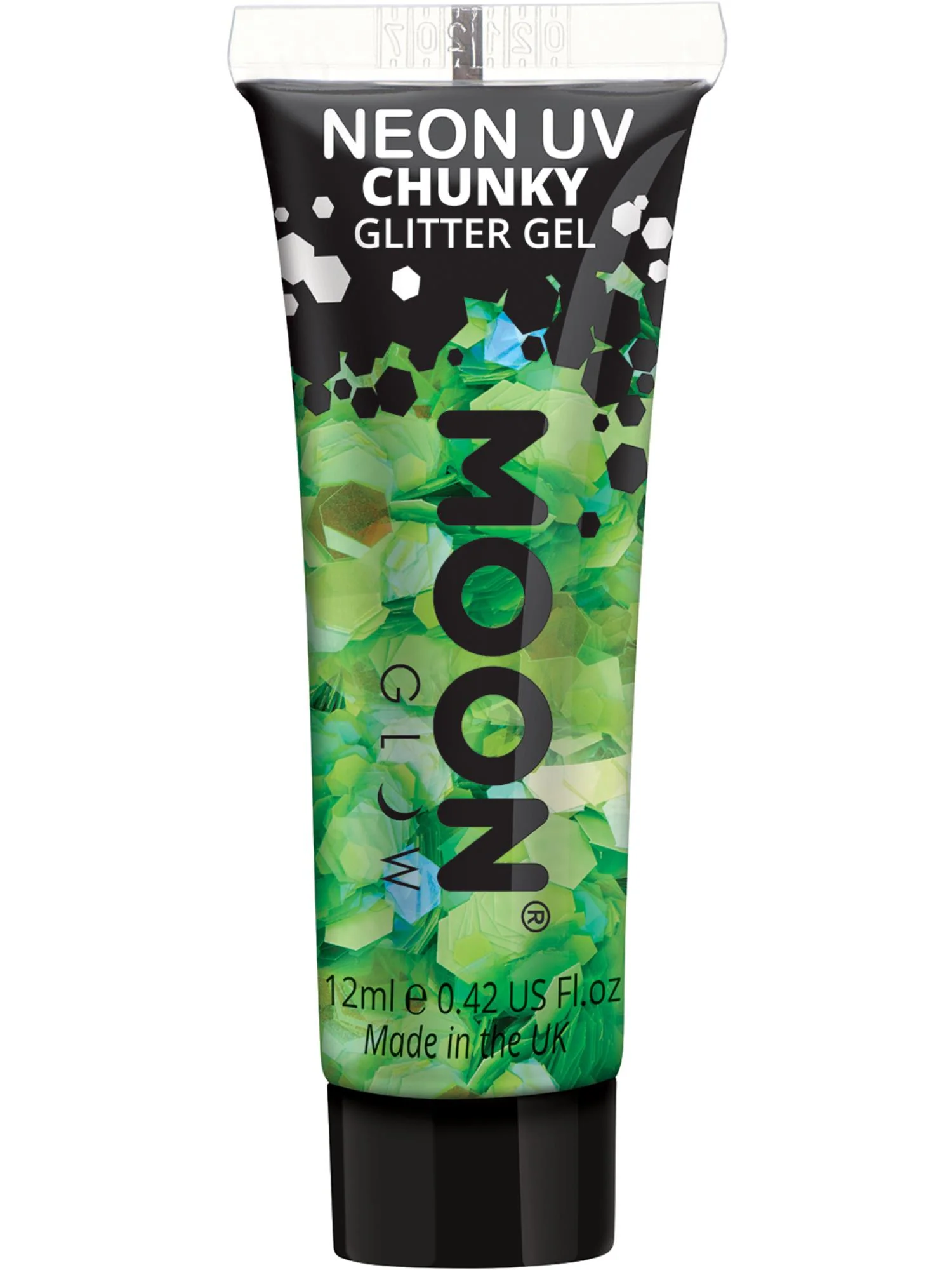 Moon Glow - Neon UV Chunky Glitter Gel, Green  Wholesale