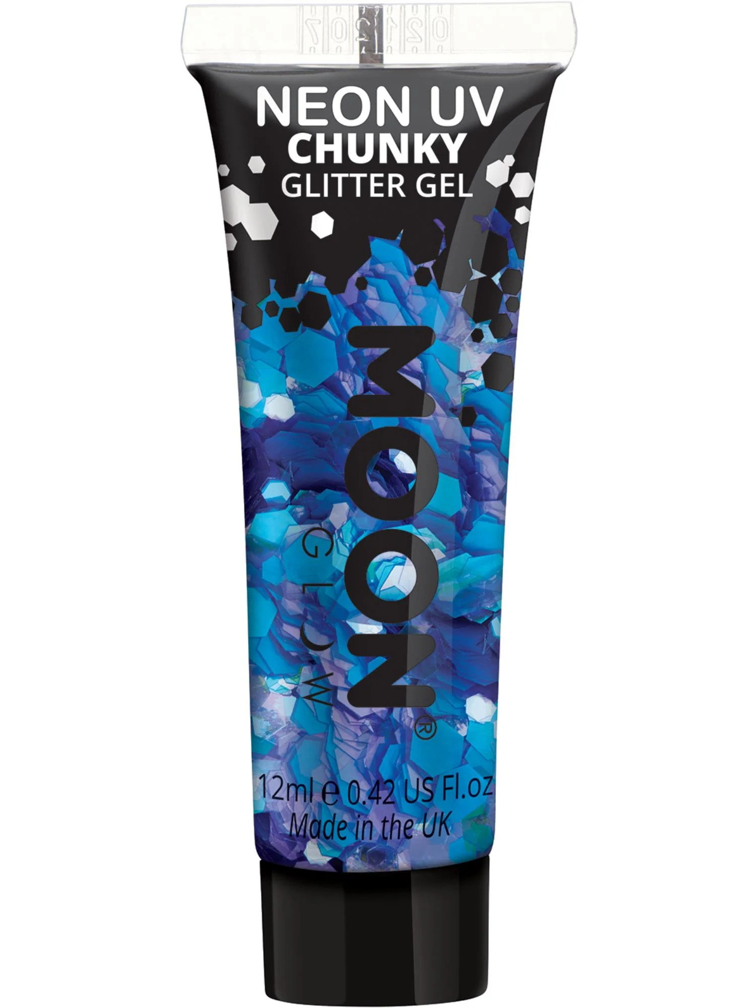 Moon Glow - Neon UV Chunky Glitter Gel, Blue  Wholesale