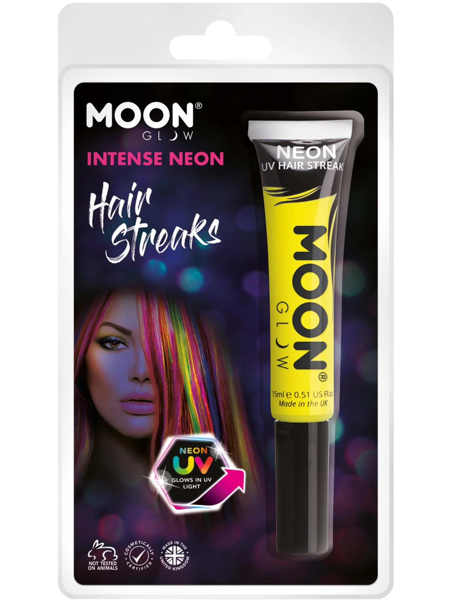 Moon Glow Intense Neon UV Hair Streaks, Intense Ye Wholesale