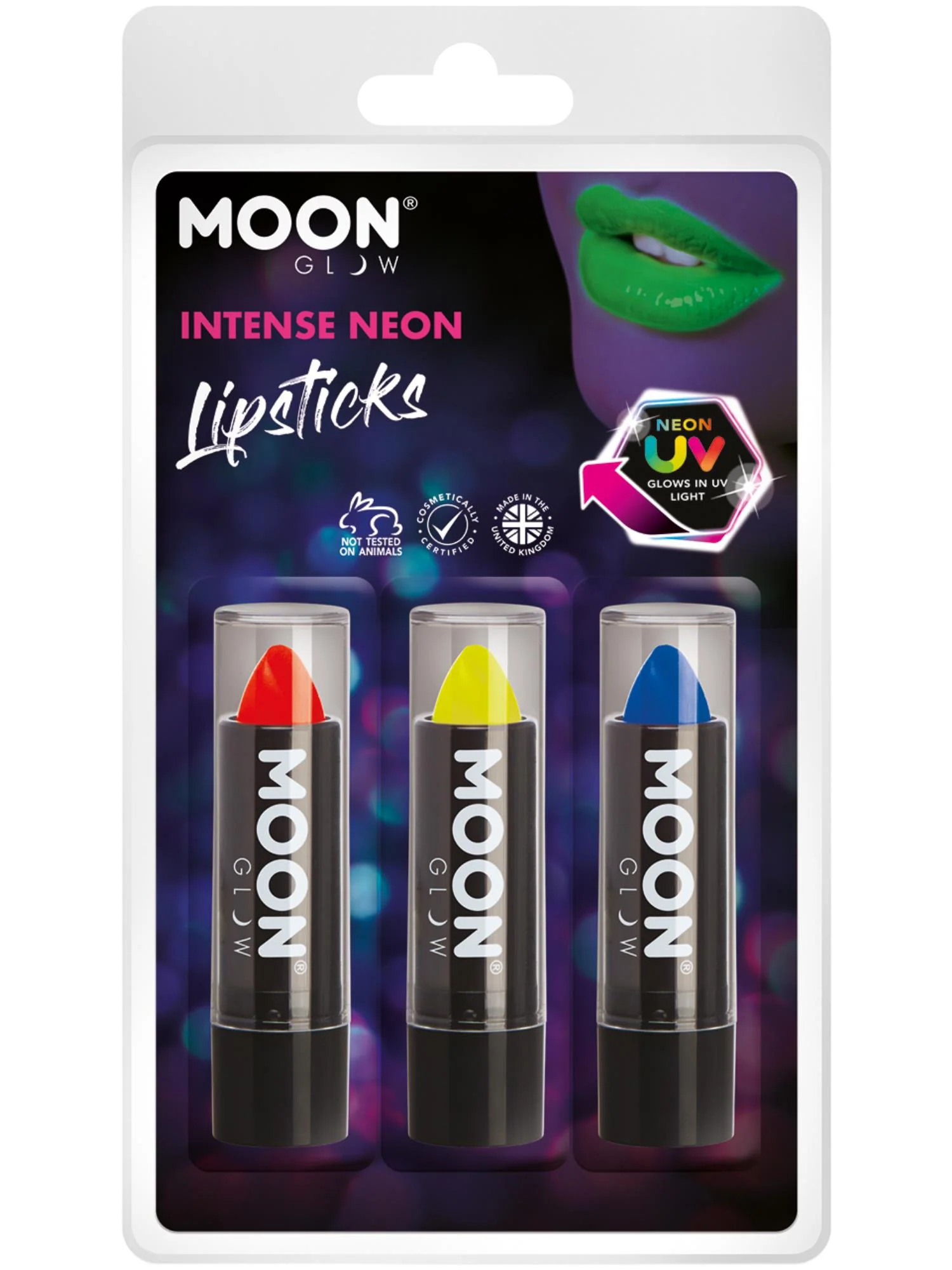 Moon Glow Intense Neon UV Lipstick, Wholesale