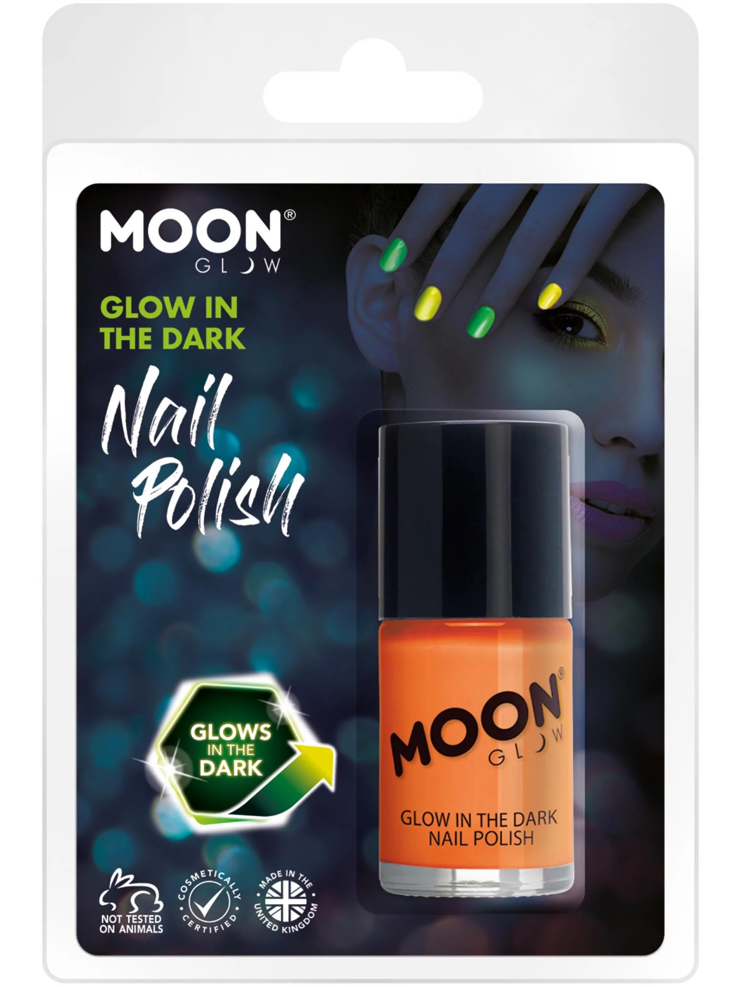 Moon Glow - Glow in the Dark Nail Polish, Orange  Wholesale
