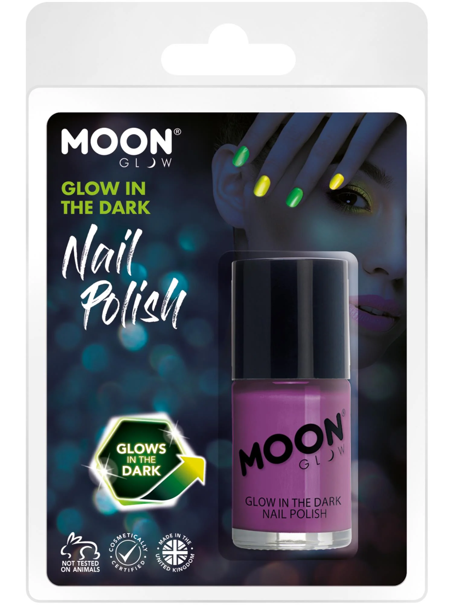 Moon Glow - Glow in the Dark Nail Polish, Purple  Wholesale