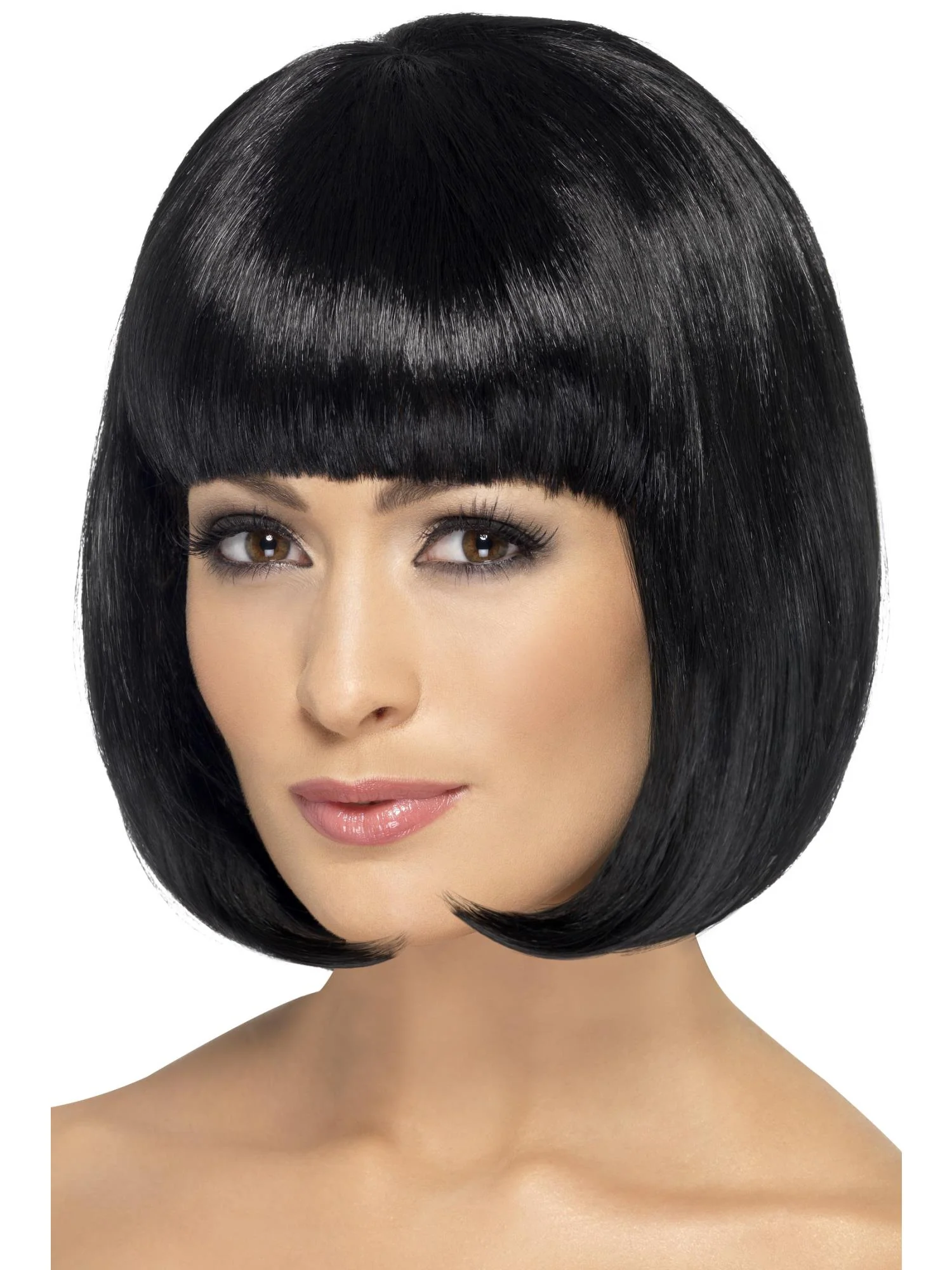 Partyrama Short Bob Wig with Fringe Wholesale - Image 2