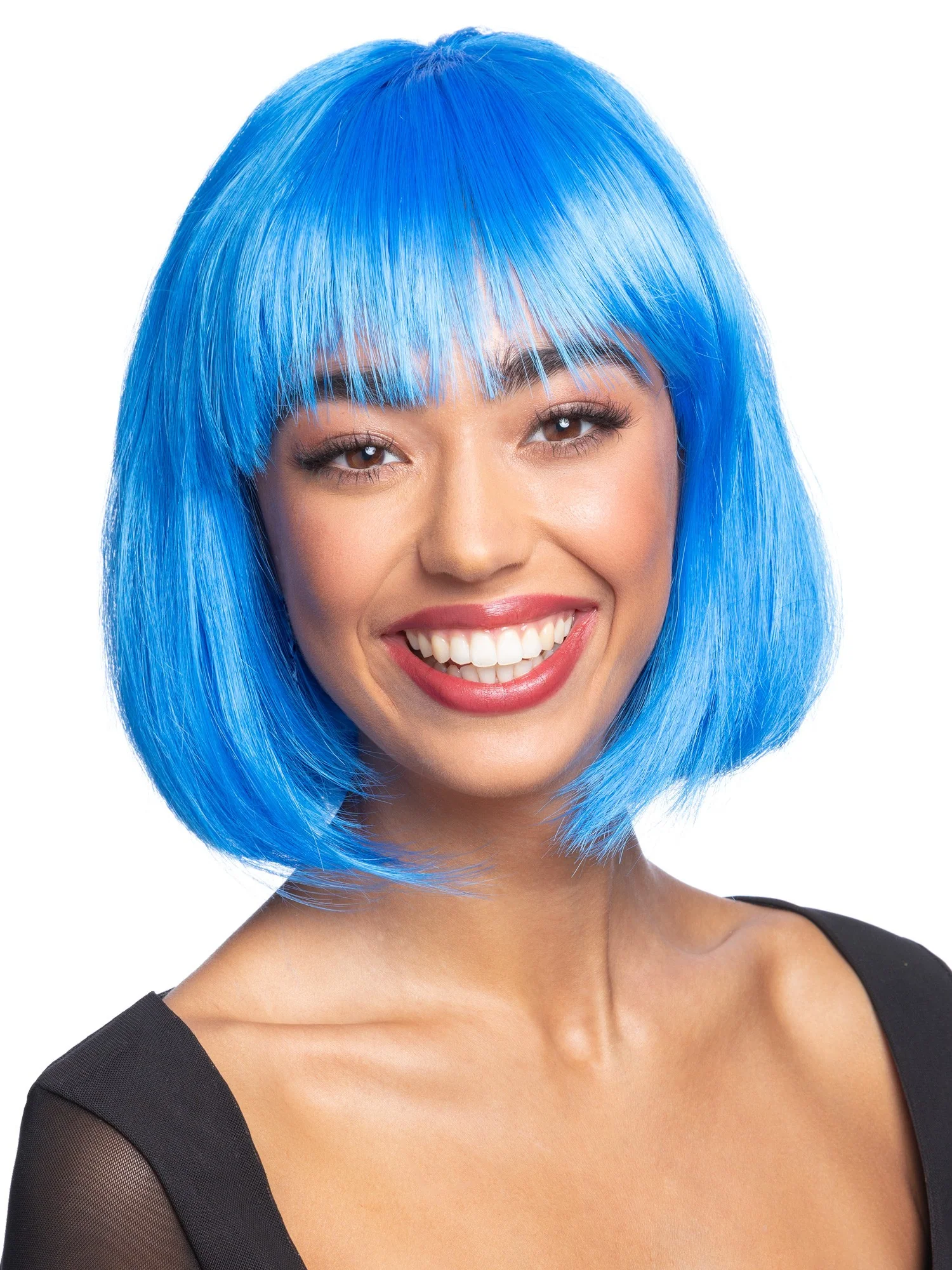 Partyrama Short Bob Wig with Fringe Wholesale - Image 6