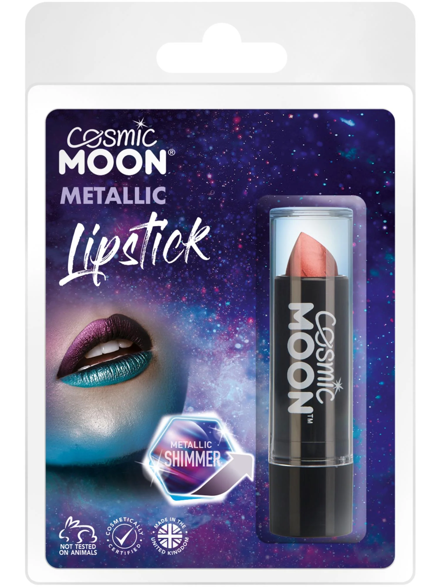 Cosmic Moon Metallic Lipstick, Red  Wholesale