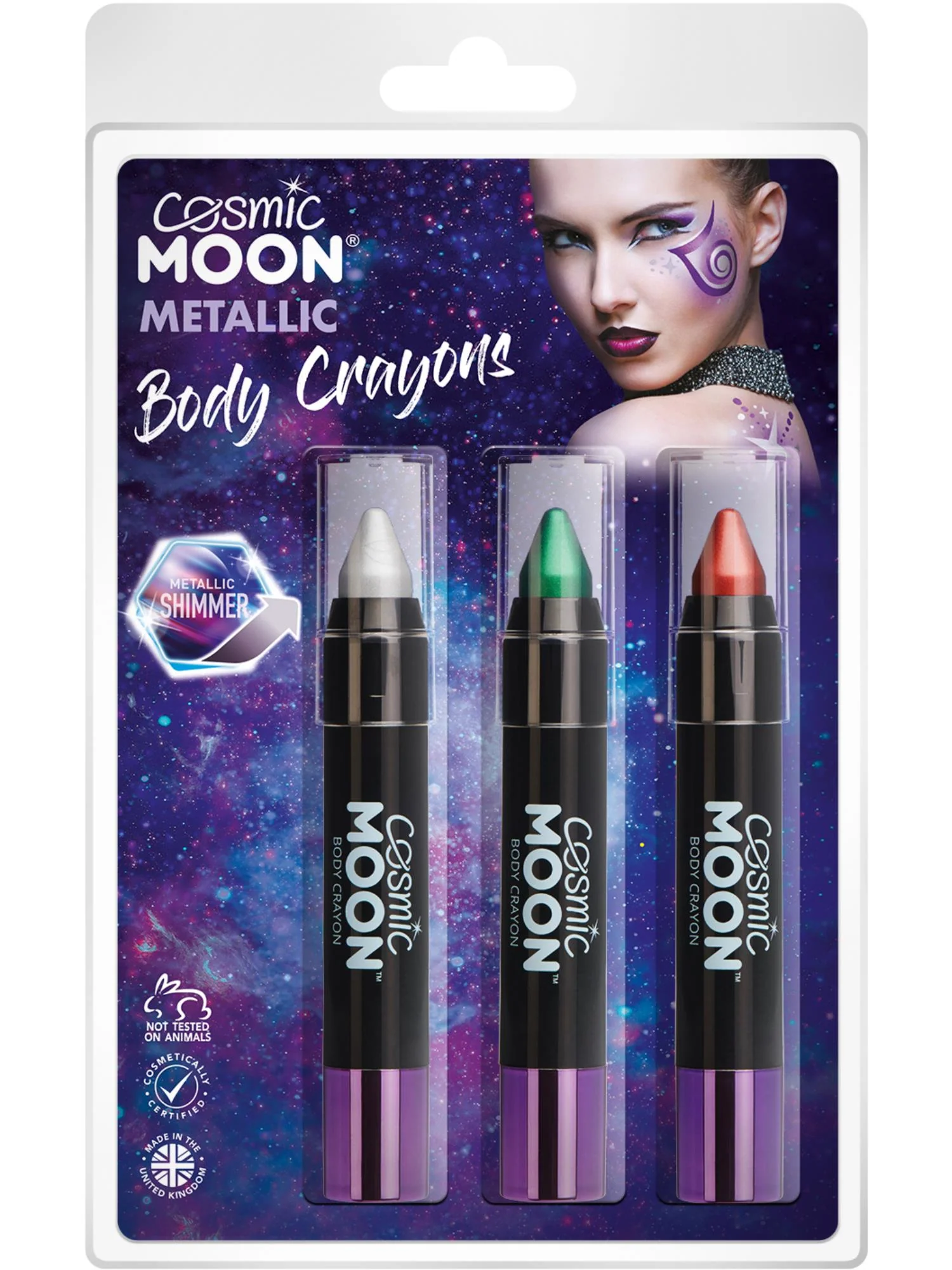 Cosmic Moon Metallic Body Crayons,   Wholesale
