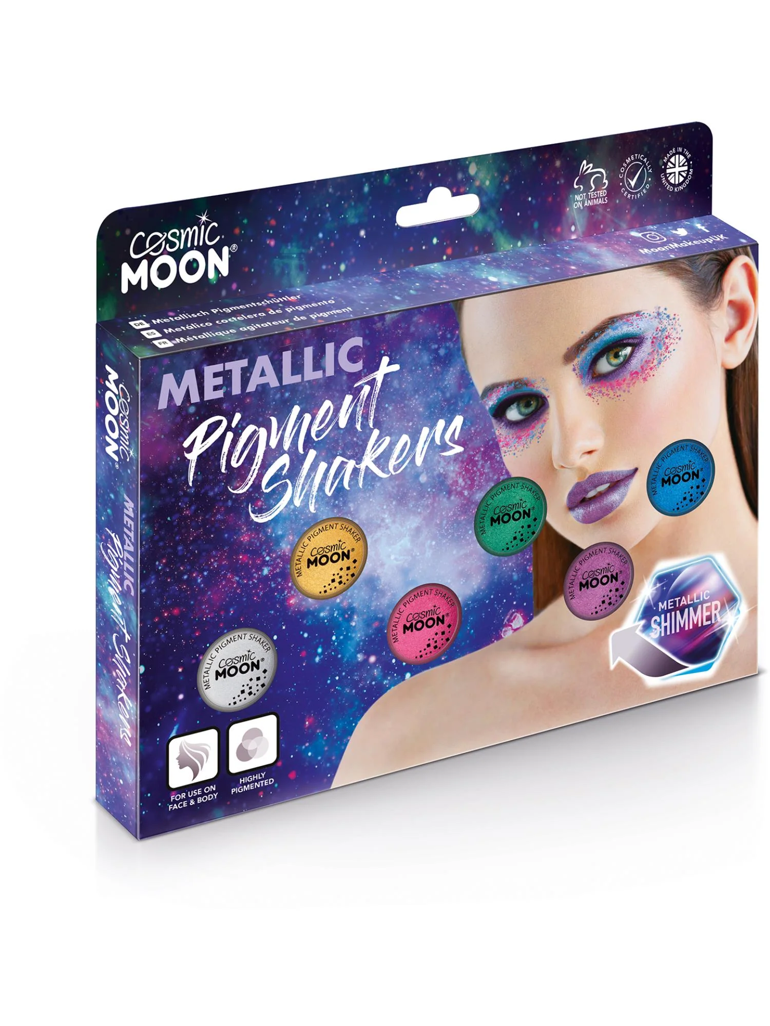 Cosmic Moon Metallic Pigment Shaker, Assorted  Wholesale